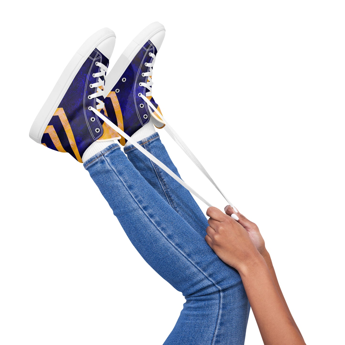 Baskets hautes en toile femme Fougère jomélo