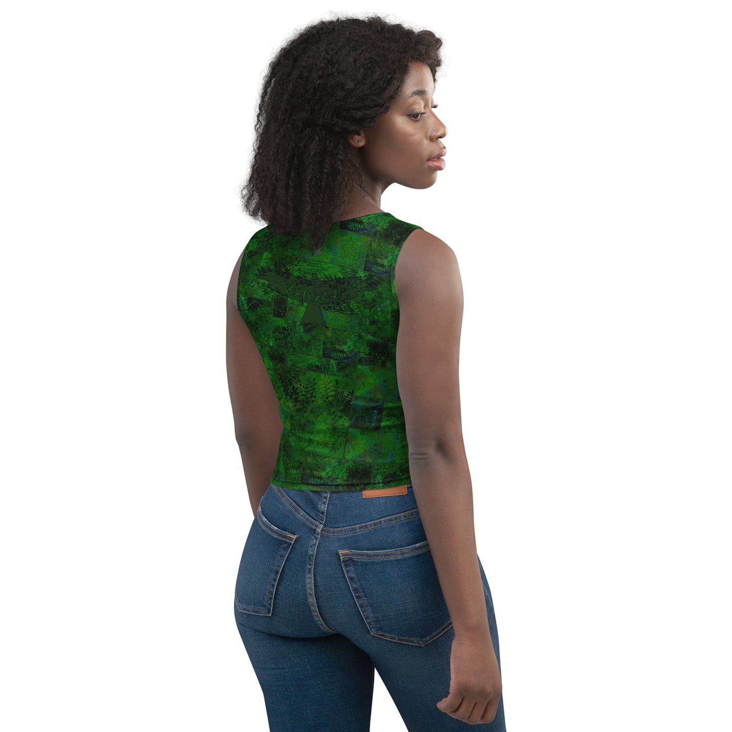 Crop-top Fougère "Vert Eagle " jomélo