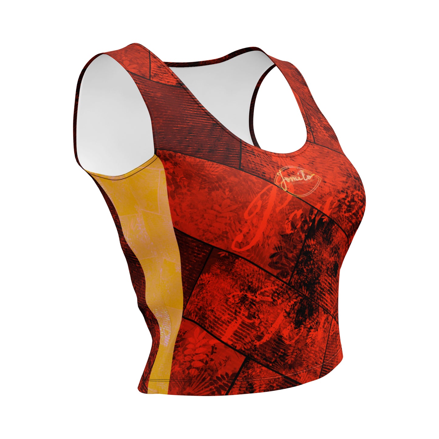 Crop Top fougère "Power Flower" jomélo