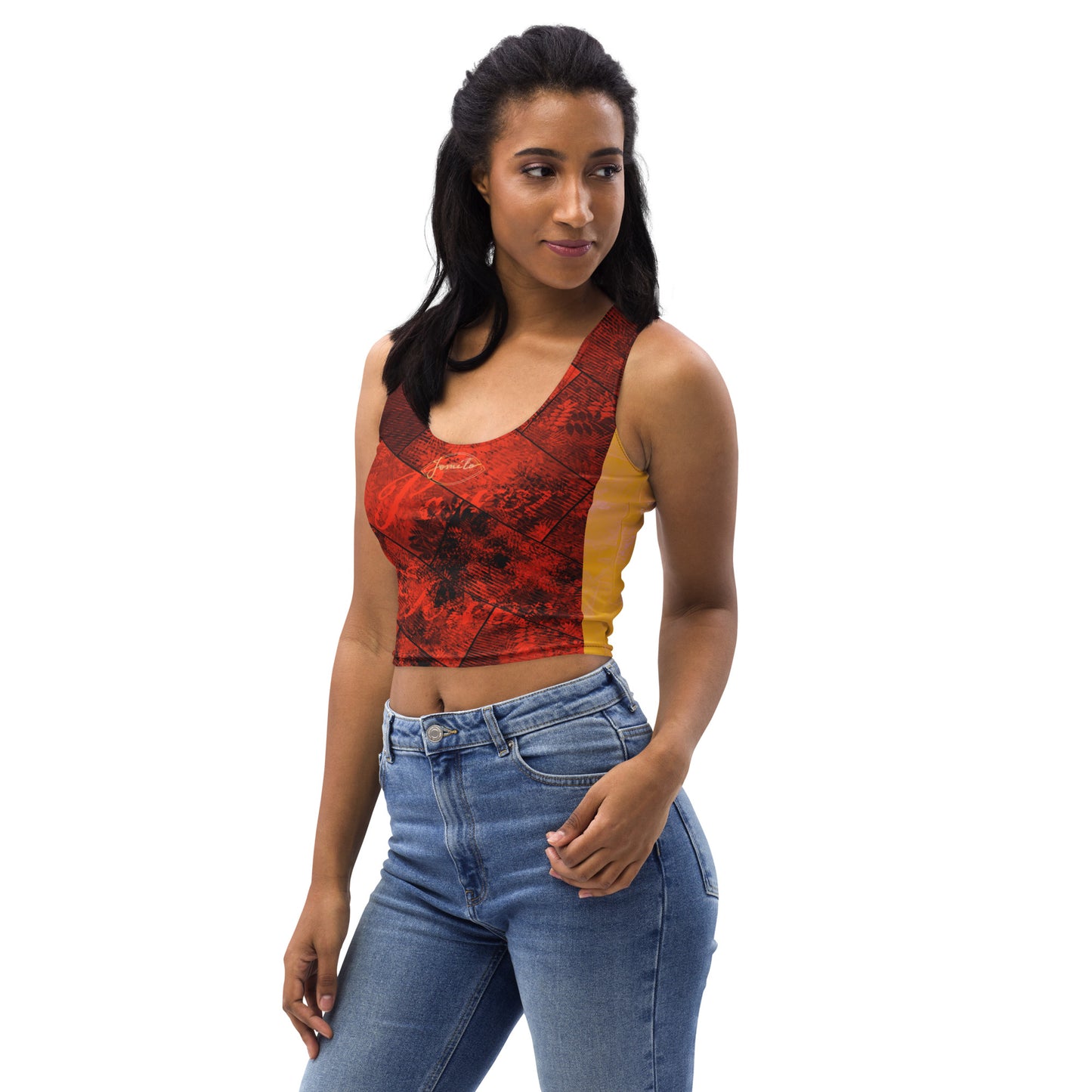 Crop Top fougère "Power Flower" jomélo