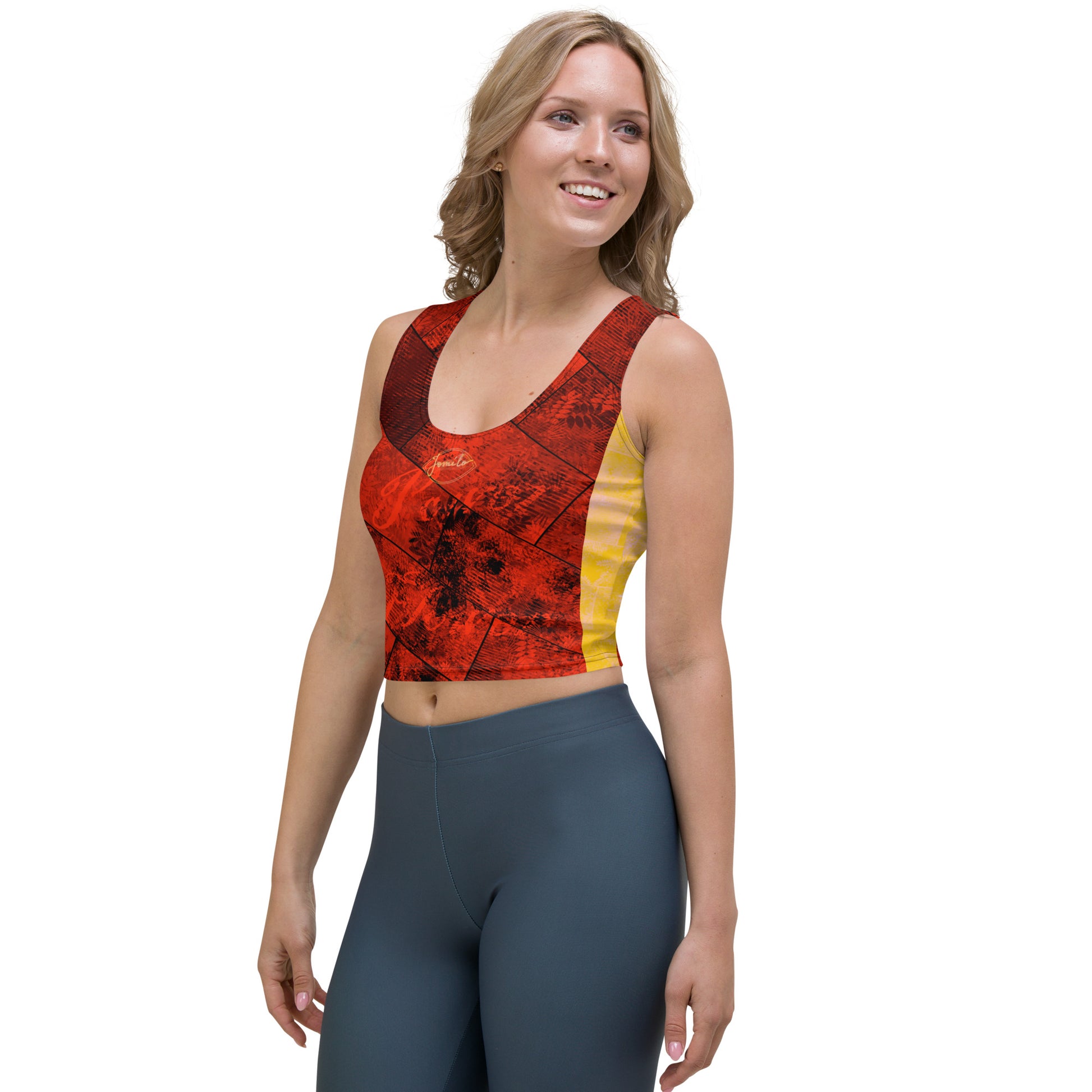 Crop Top fougère "Power Flower" jomélo