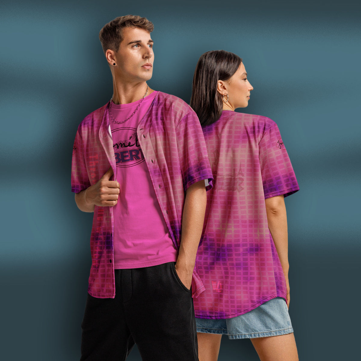 Maillot Style Baseball « StreetWear Purple Haze » Jomélo