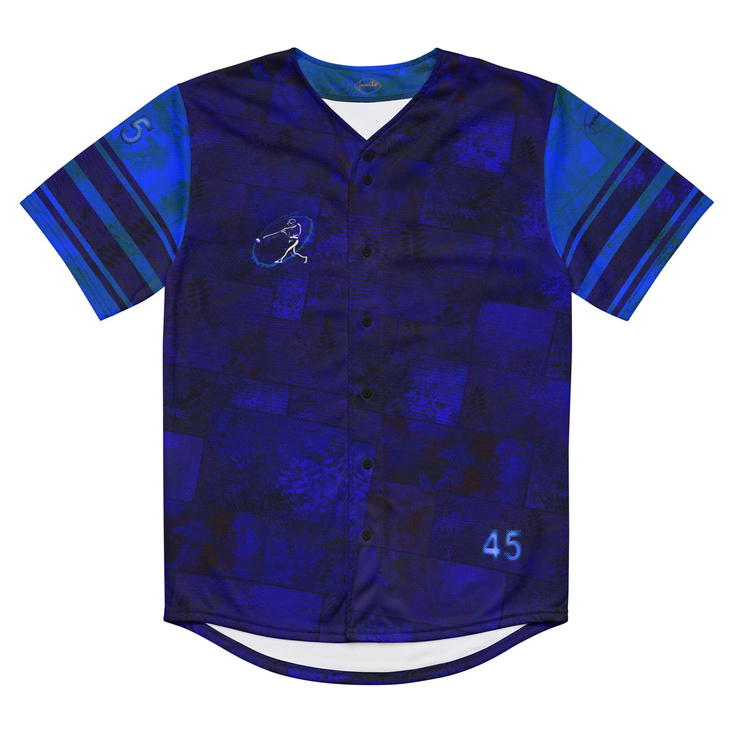 Maillot de baseball Fougère "Blue" jomélo