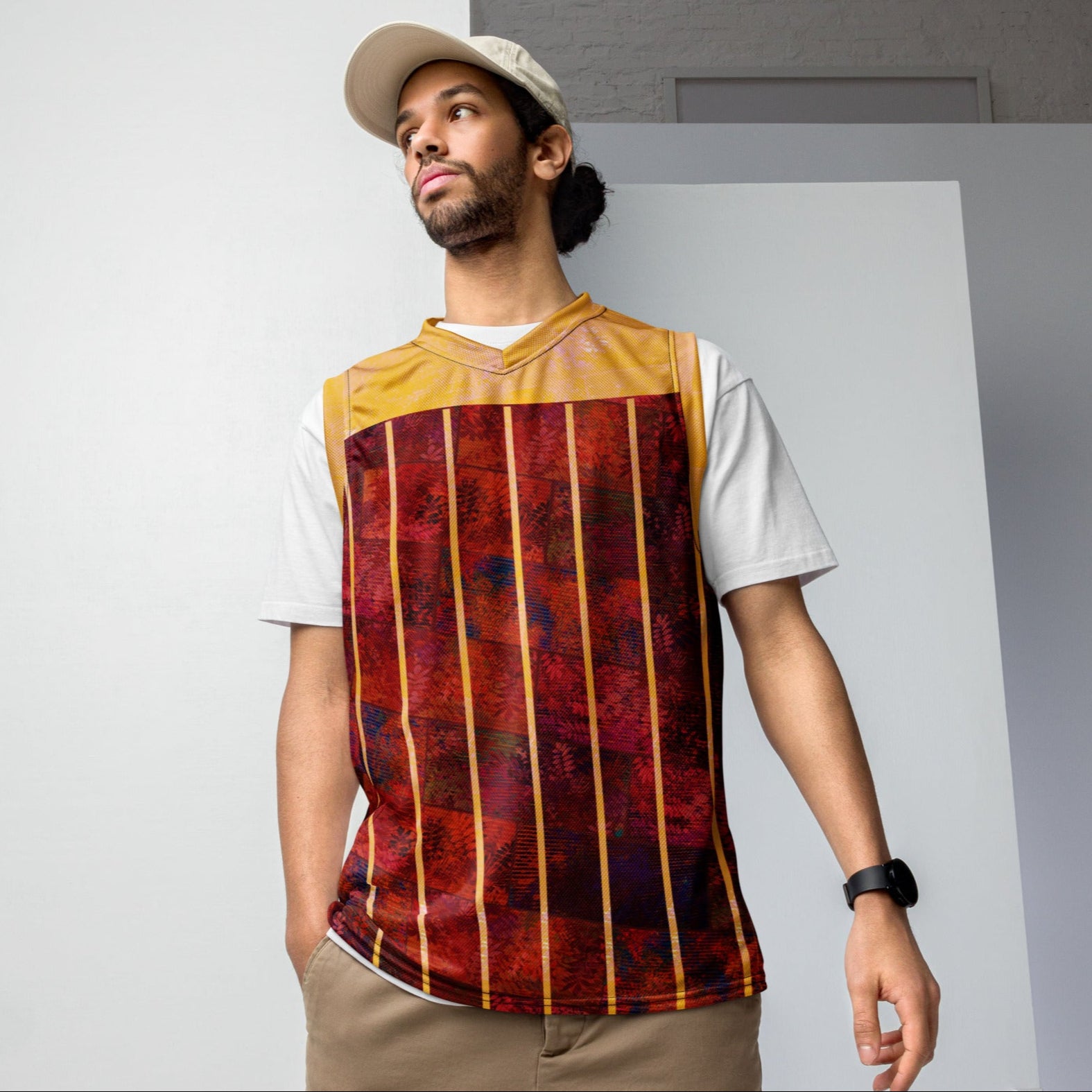 Maillot de basketball Fougère "Rouge Flamboyant" jomélo