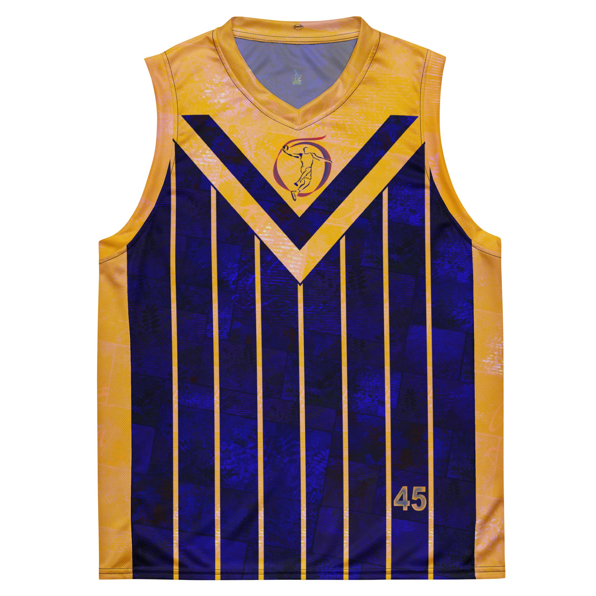 Maillot de sport sans manches Fougère "Bleu Marine" jomélo