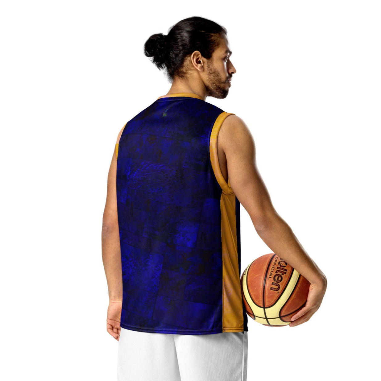 Maillot de sport sans manches Fougère "Bleu Marine" jomélo