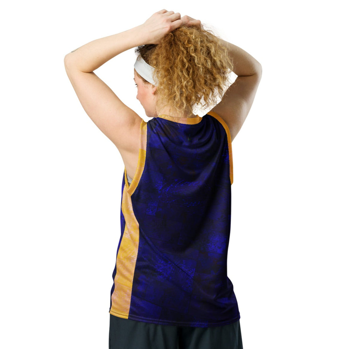 Maillot de sport sans manches Fougère "Bleu Marine" jomélo