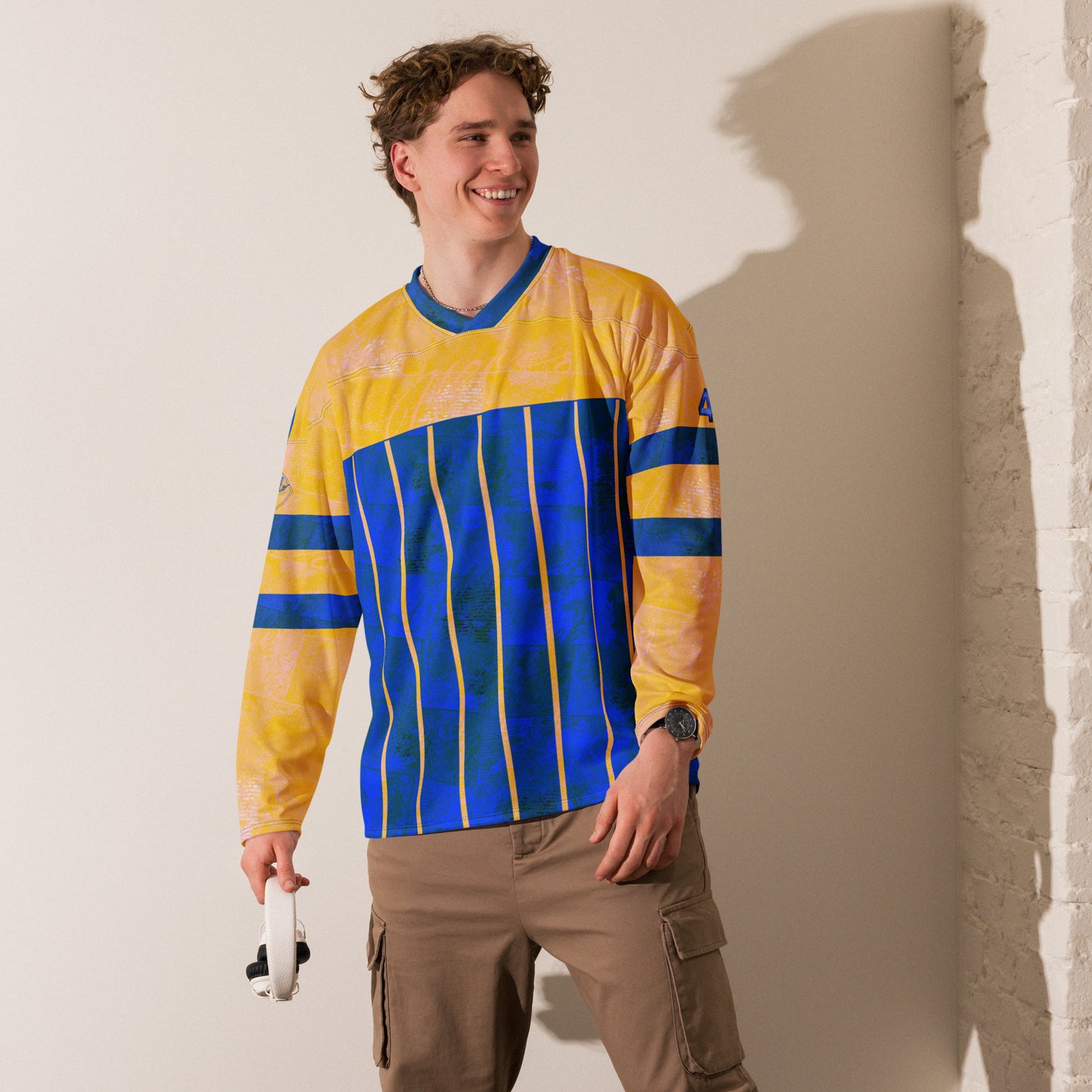 Maillot fan de hockey Fougère "Bleu Sky" jomélo