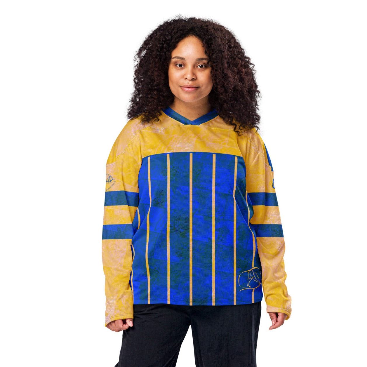 Maillot fan de hockey Fougère "Bleu Sky" jomélo