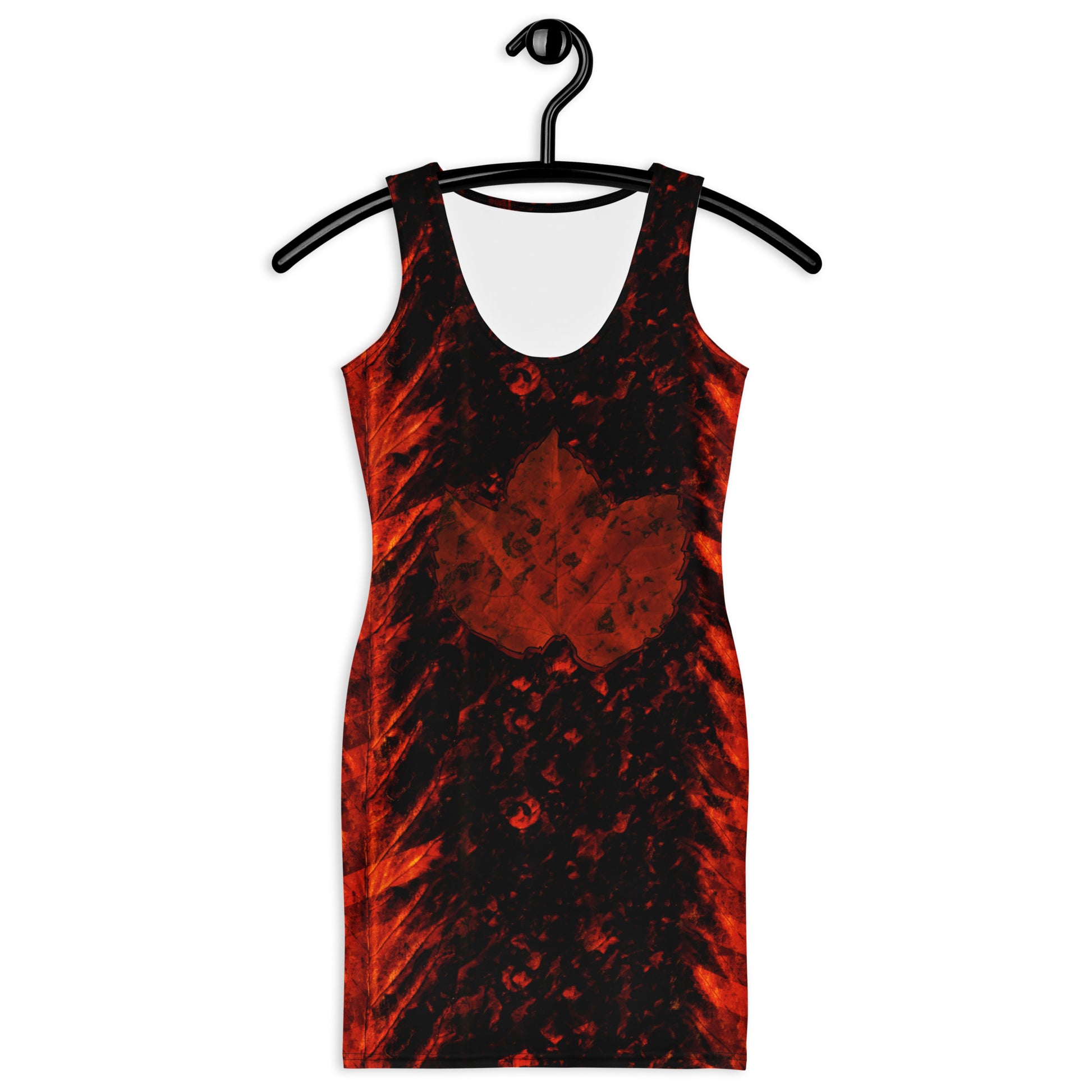 Robe d'été "Feuille Rouge" jomélo