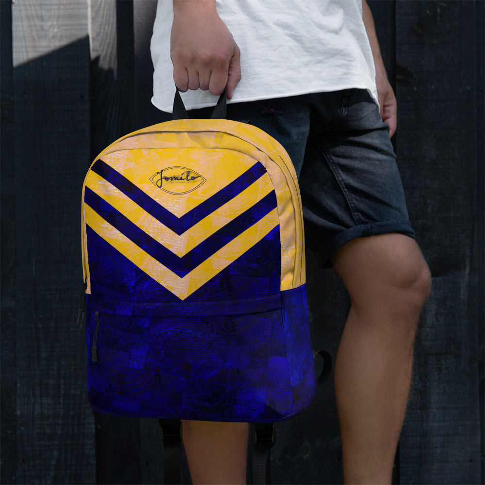 Sac à dos Fougère  " Bleu Marin " jomélo