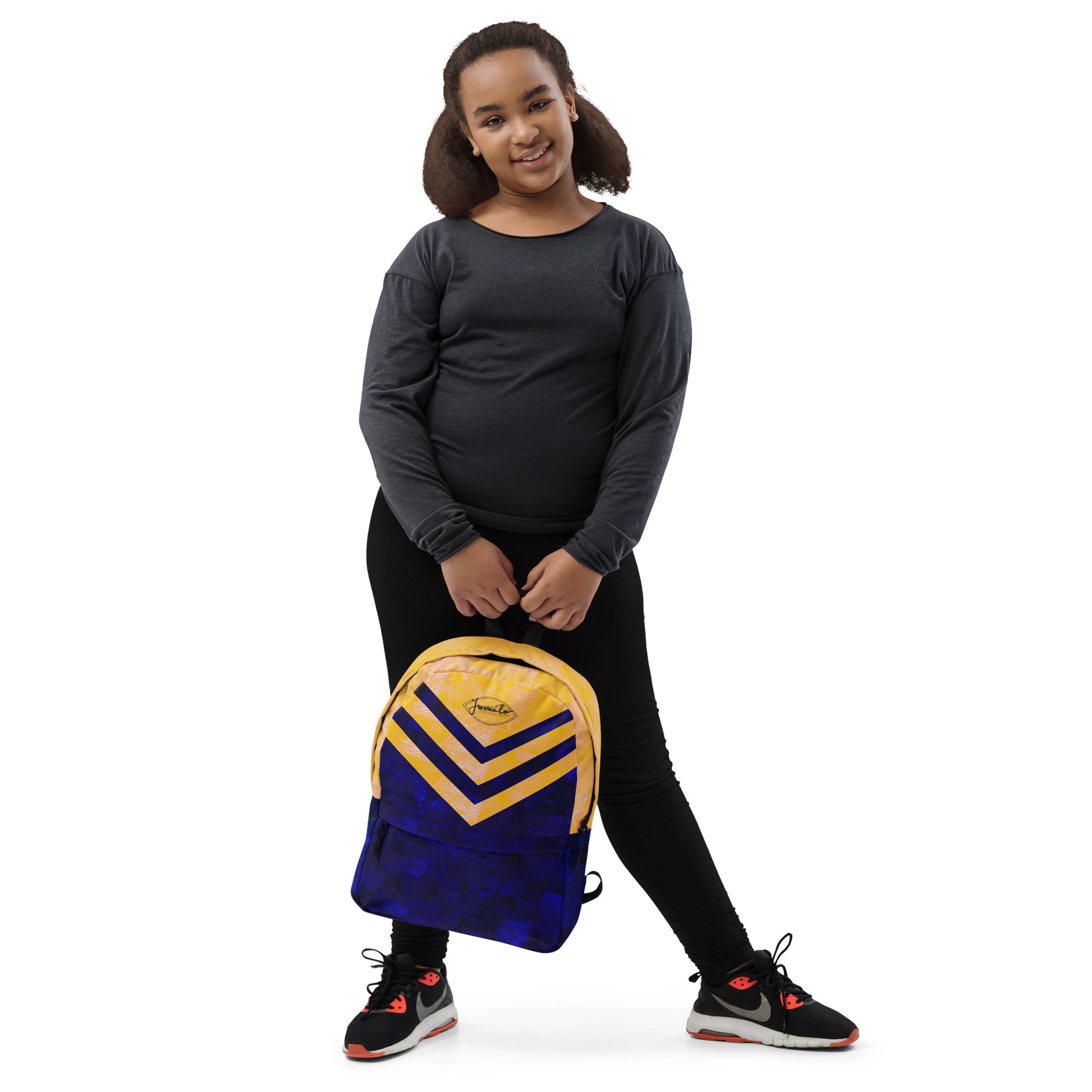 Sac à dos Fougère  " Bleu Marin " jomélo