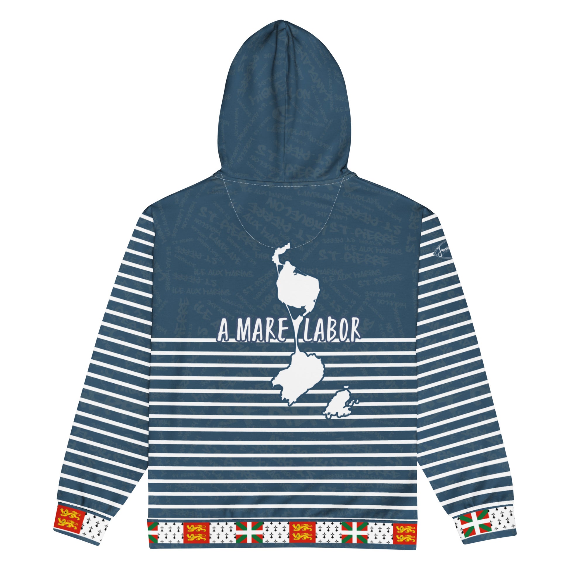 Sweat à capuche zippé "St Pierre et Miquelon"