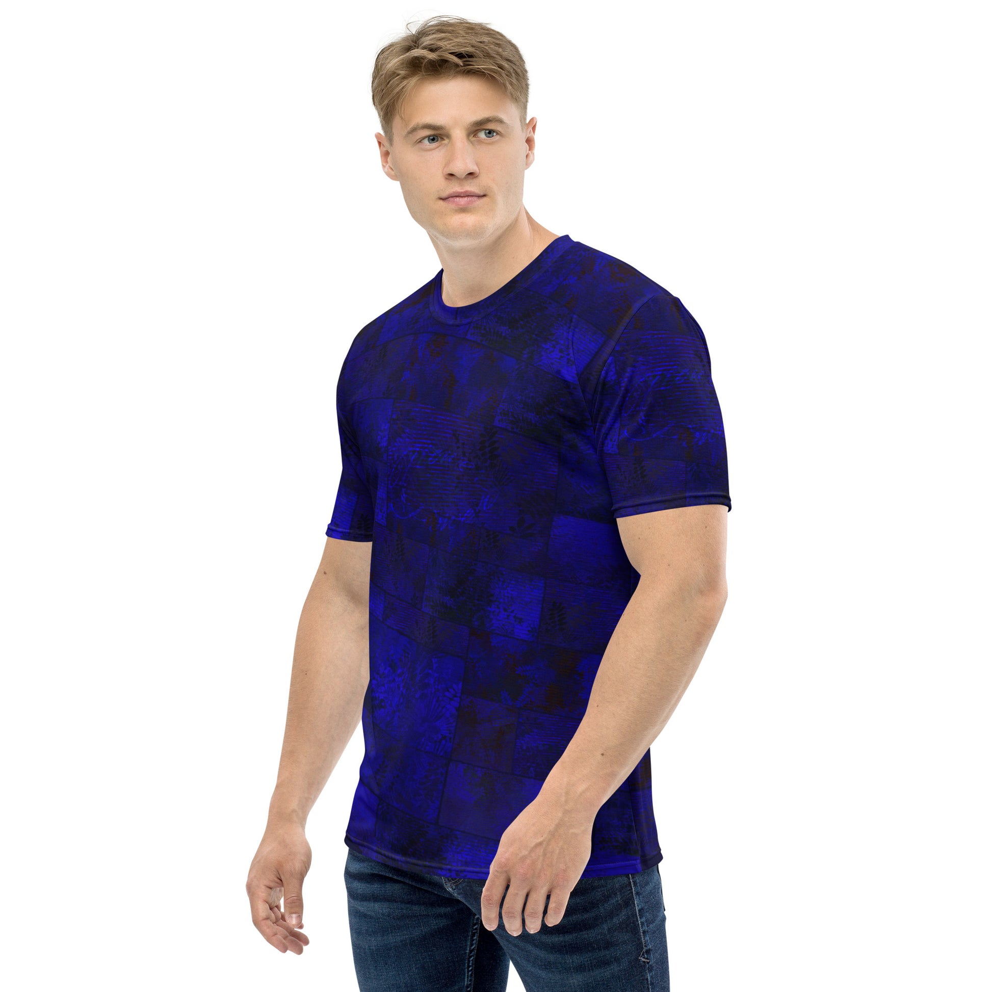 T-Shirt homme Fougère "Bleu Marine" jomélo