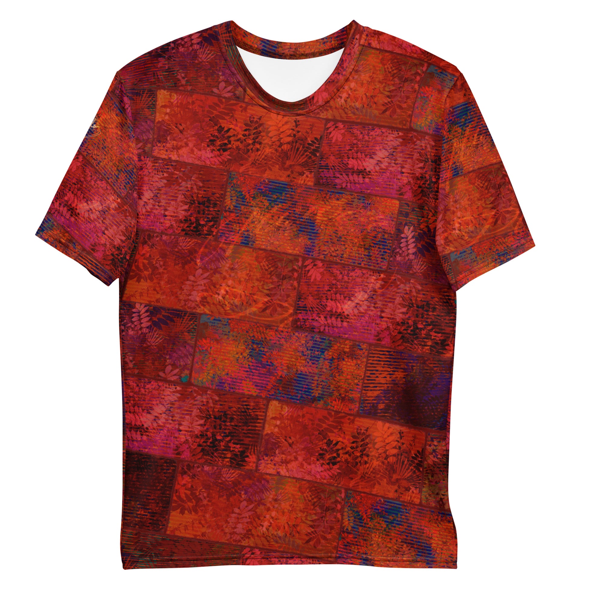 T-Shirt homme Fougère "Rouge Flamboyant" jomélo