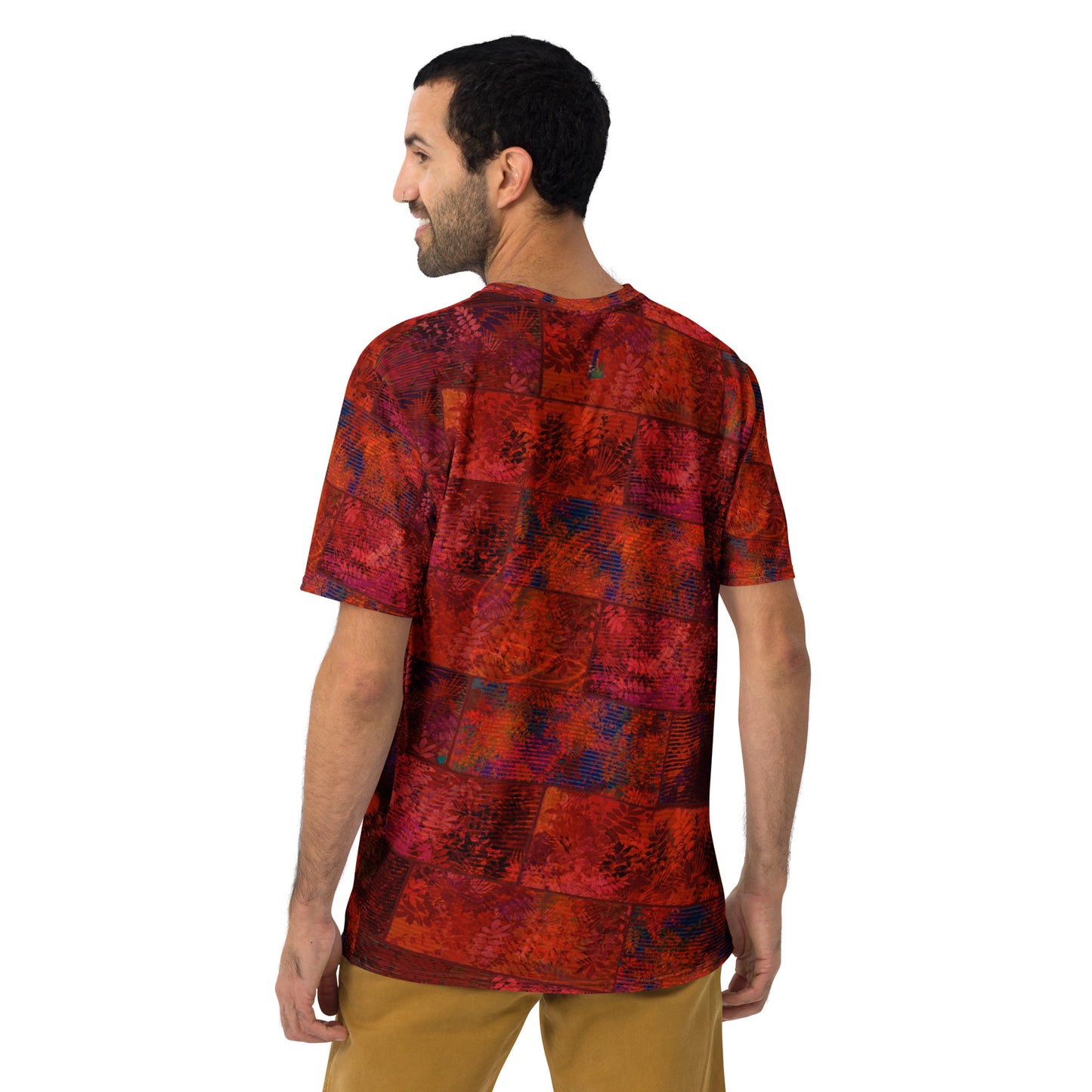 T-Shirt homme Fougère "Rouge Flamboyant" jomélo