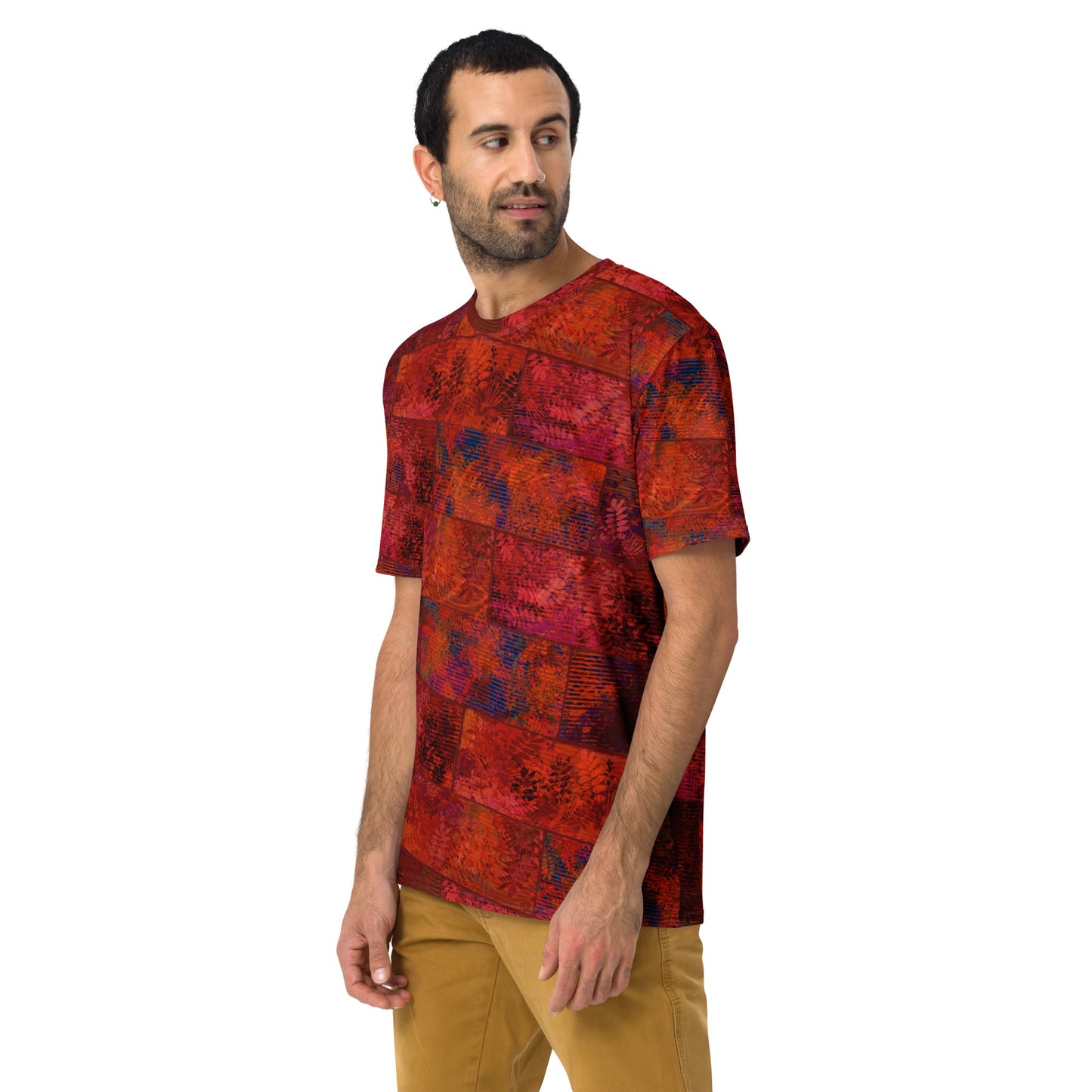 T-Shirt homme Fougère "Rouge Flamboyant" jomélo