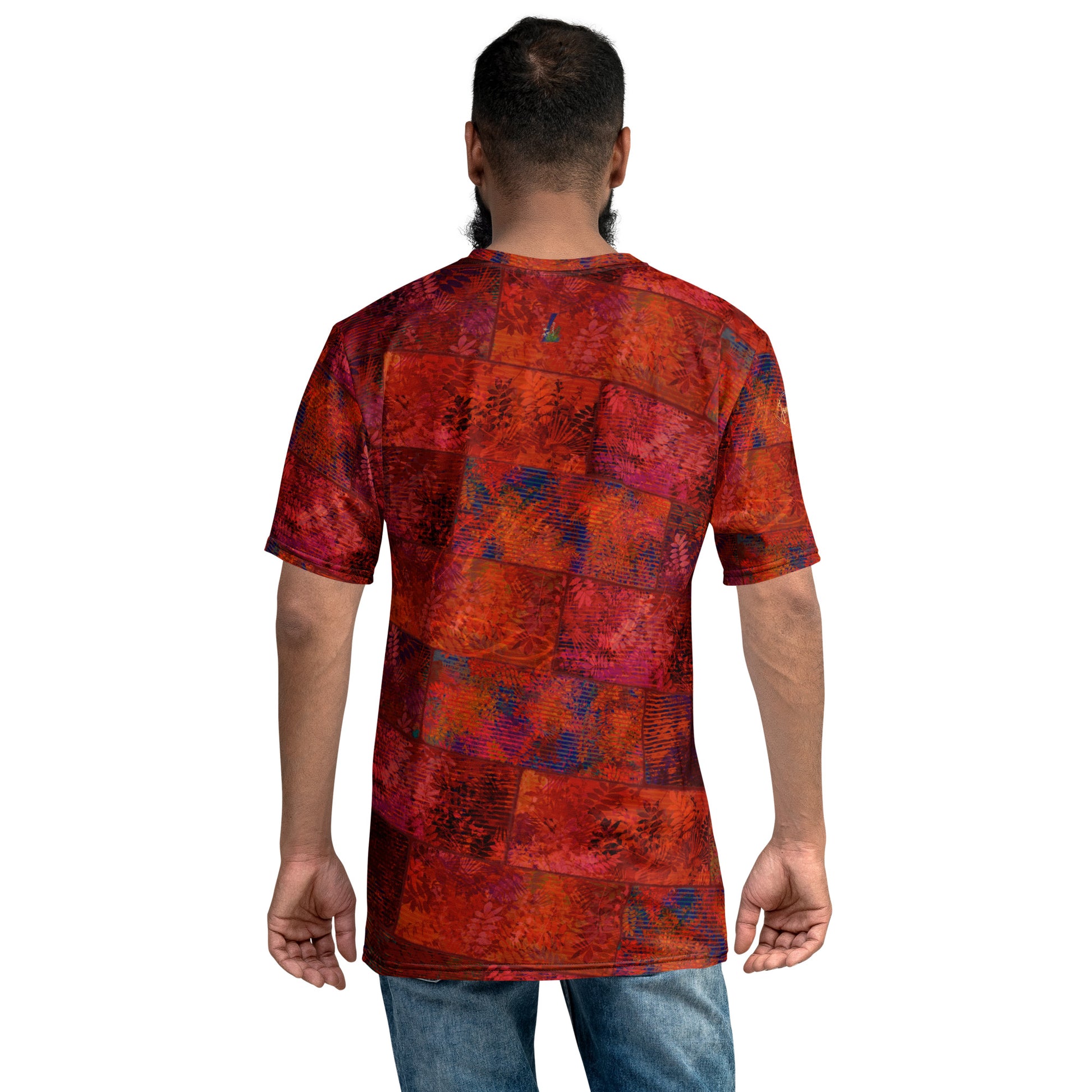 T-Shirt homme Fougère "Rouge Flamboyant" jomélo