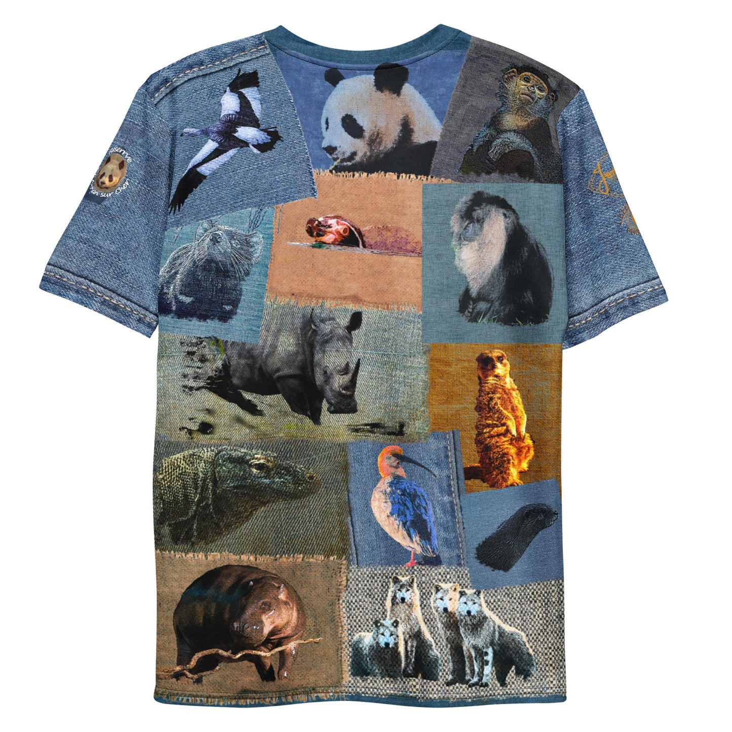 T-Shirt homme patchwork "Un amour de Réserve Naturel" jomélo