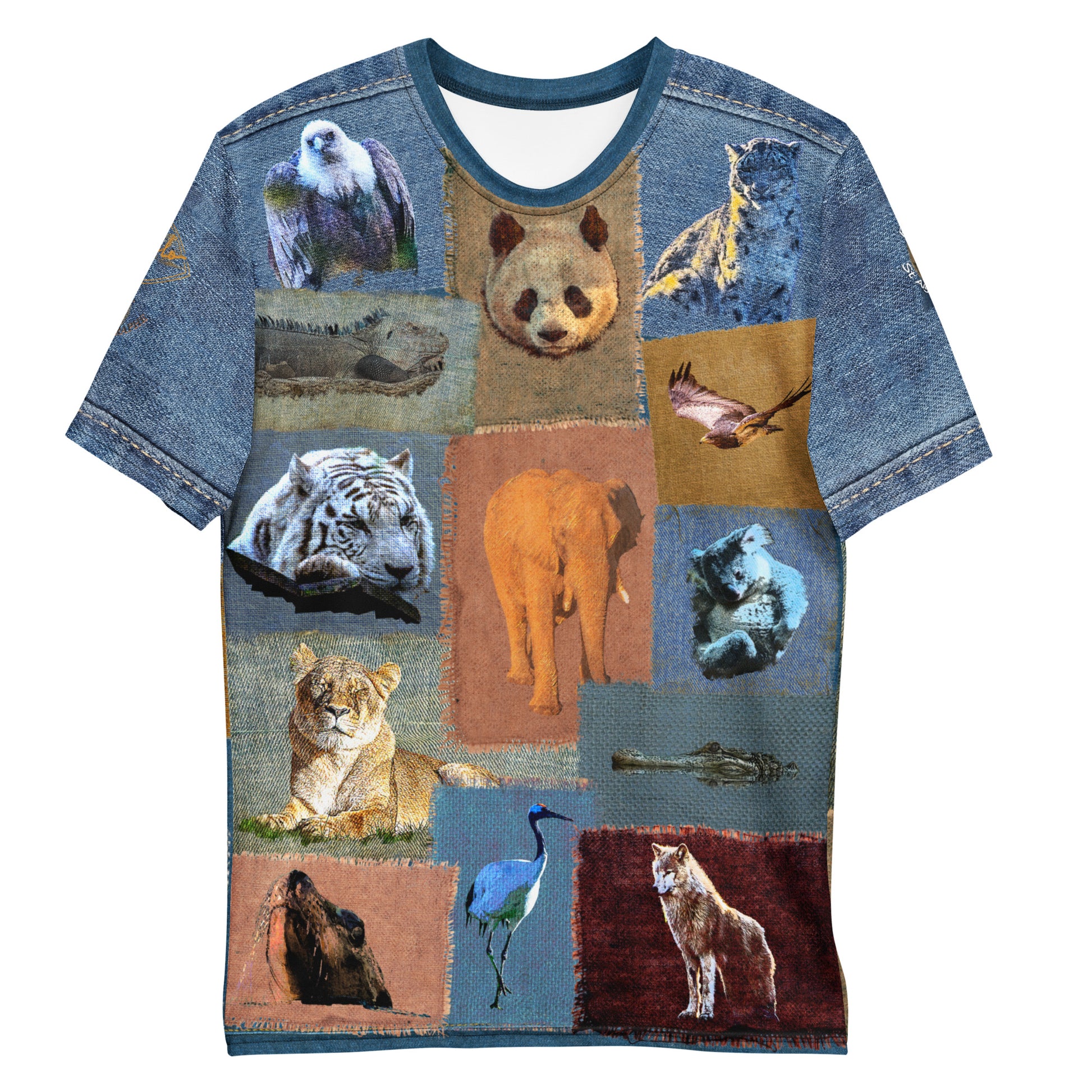 T-Shirt homme patchwork "Un amour de Réserve Naturel" jomélo