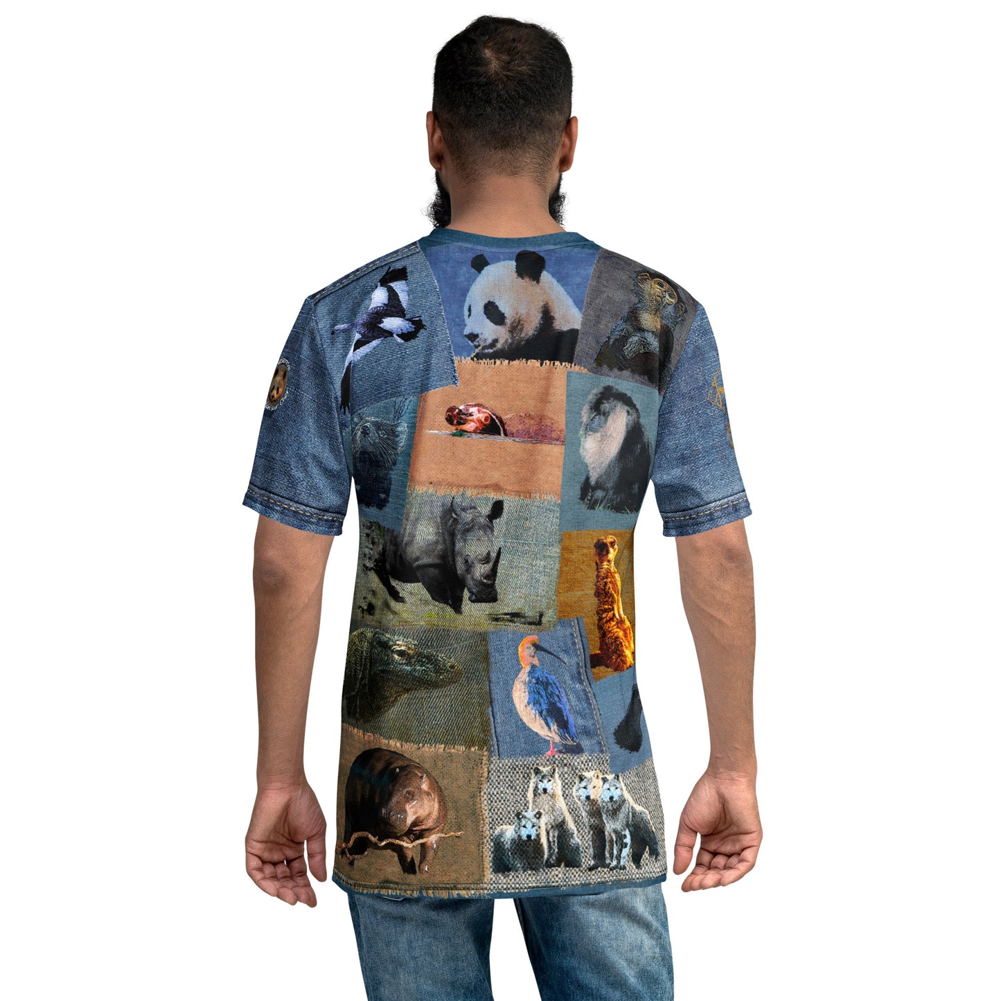 T-Shirt homme patchwork "Un amour de Réserve Naturel" jomélo