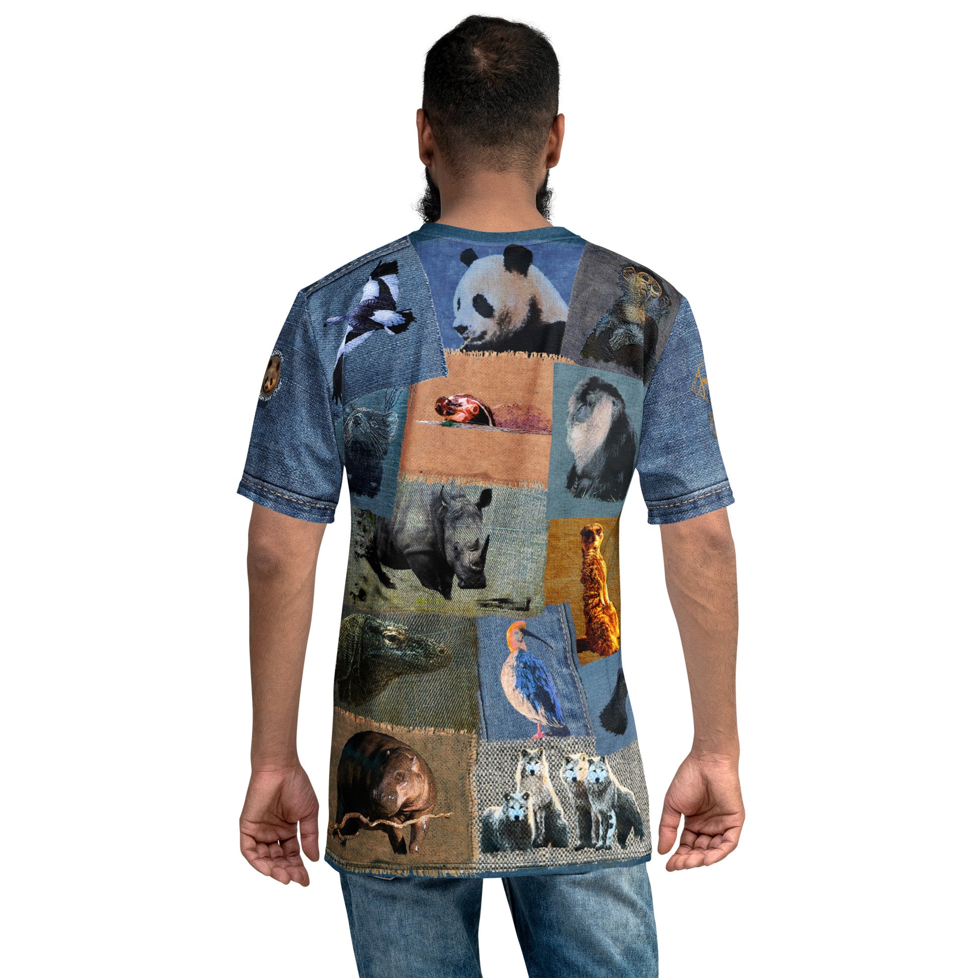 T-Shirt homme patchwork "Un amour de Réserve Naturel" jomélo