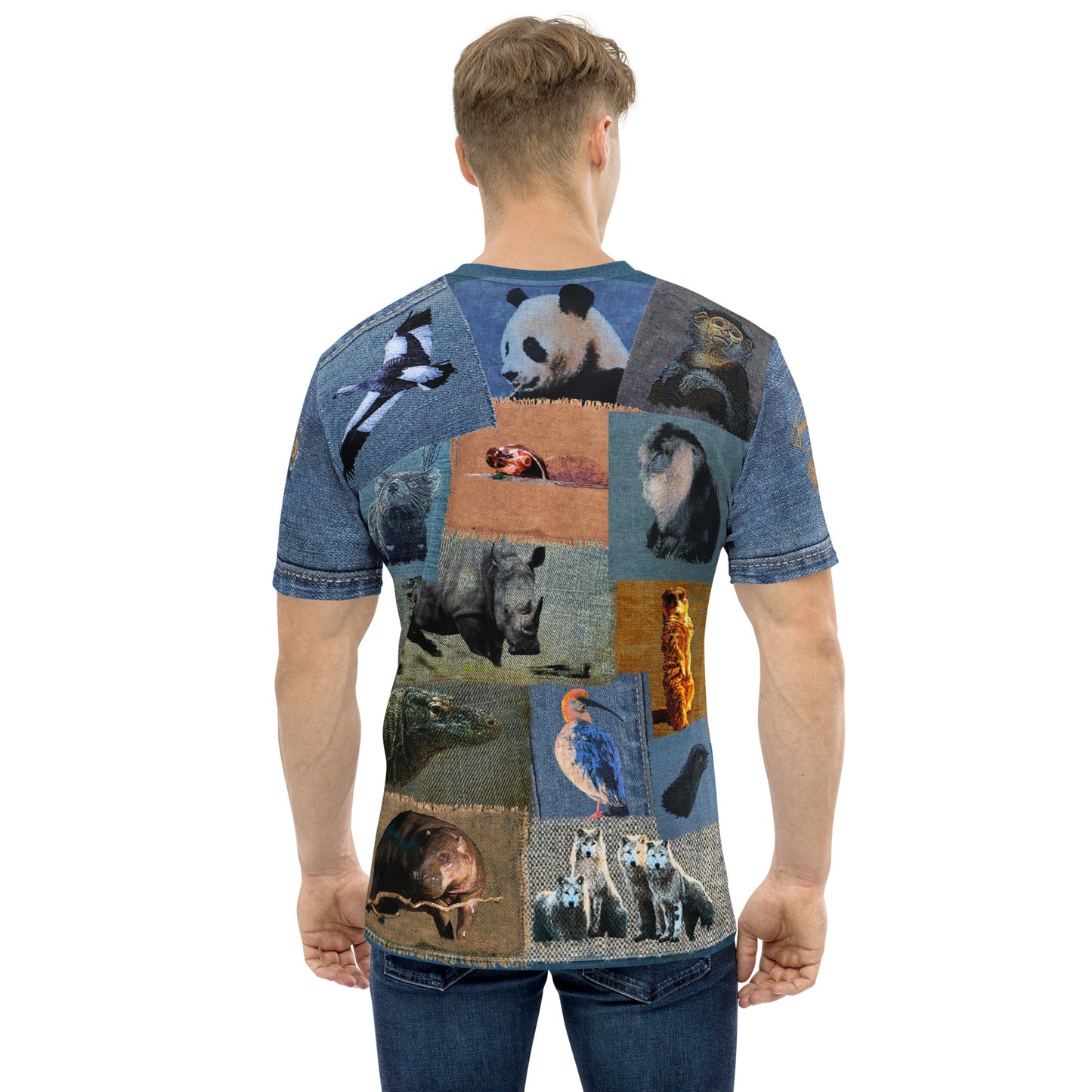 T-Shirt homme patchwork "Un amour de Réserve Naturel" jomélo