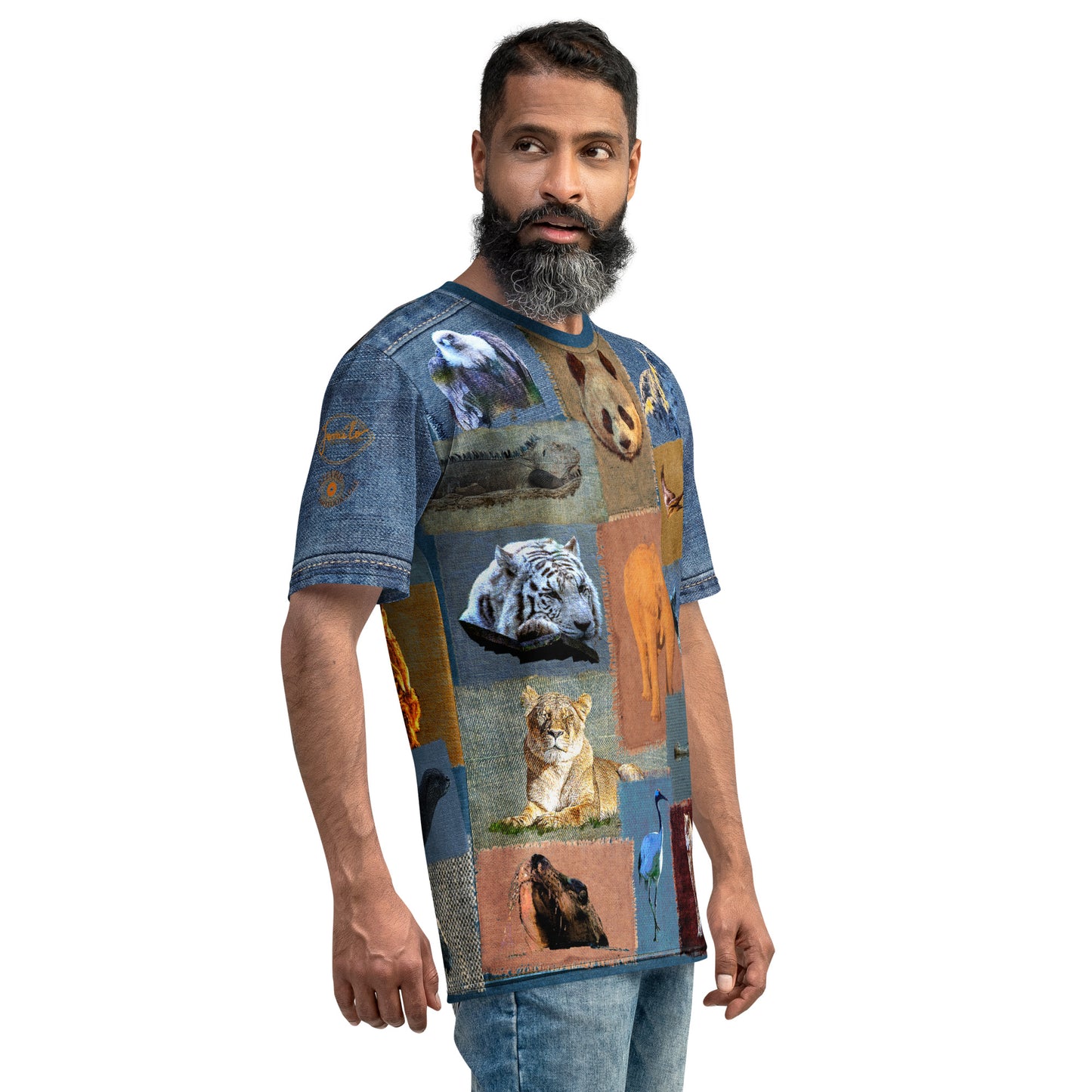 T-Shirt homme patchwork "Un amour de Réserve Naturel" jomélo