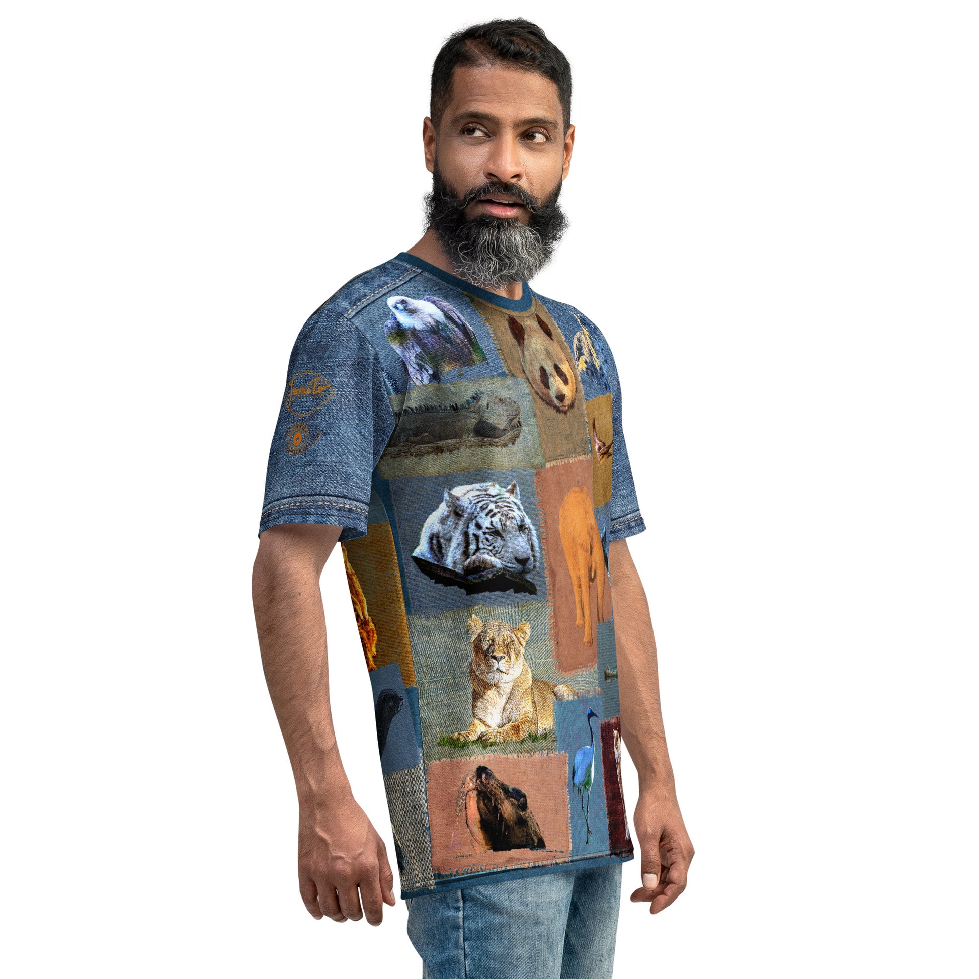 T-Shirt homme patchwork "Un amour de Réserve Naturel" jomélo