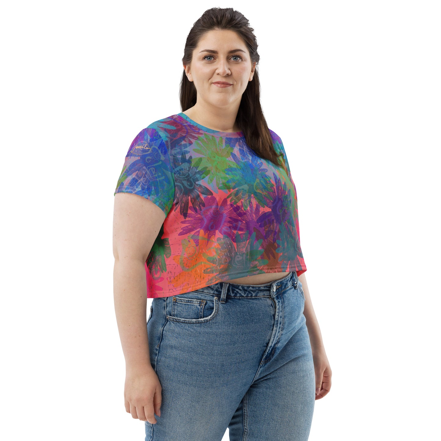 T-shirt Crop-Top "Sun Love"