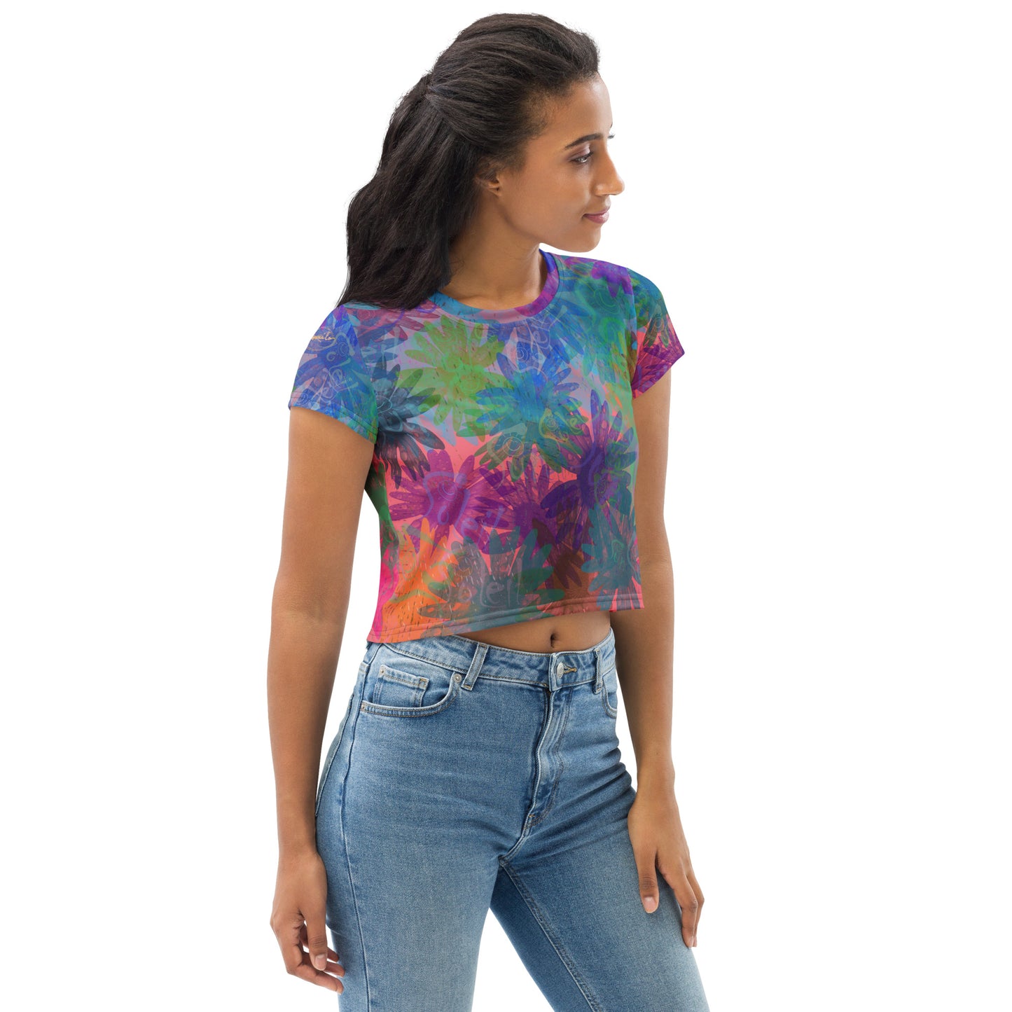 T-shirt Crop-Top "Sun Love"