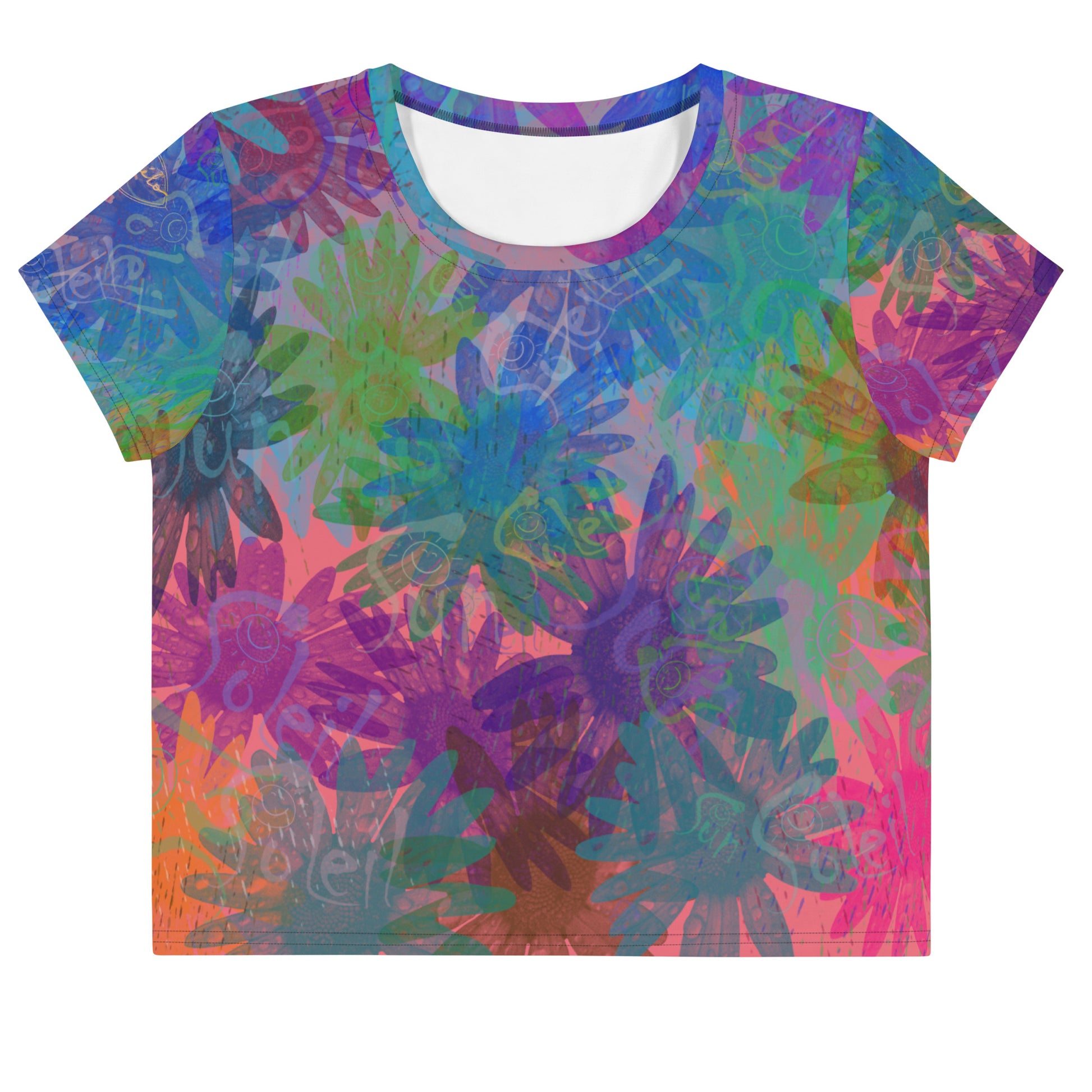T-shirt Crop-Top "Sun Love"