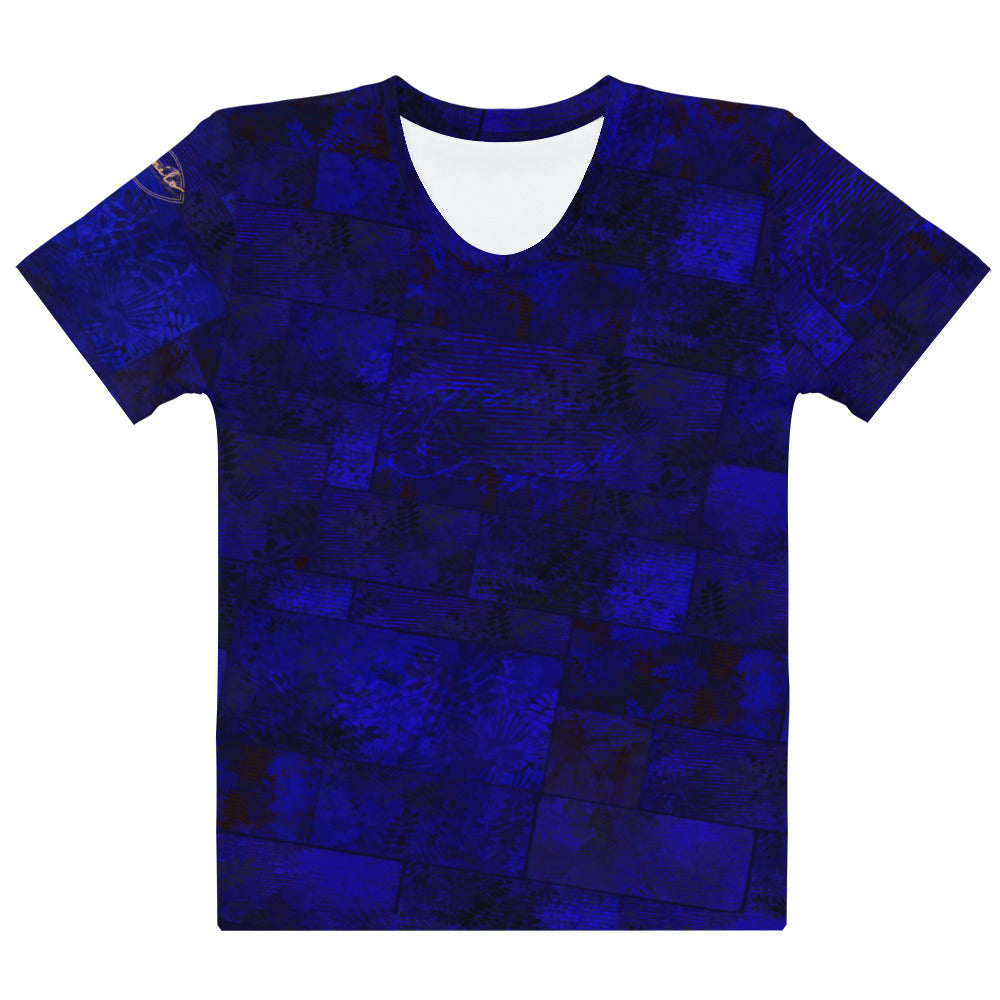 T-shirt Femme Fougère "Bleu Marine"