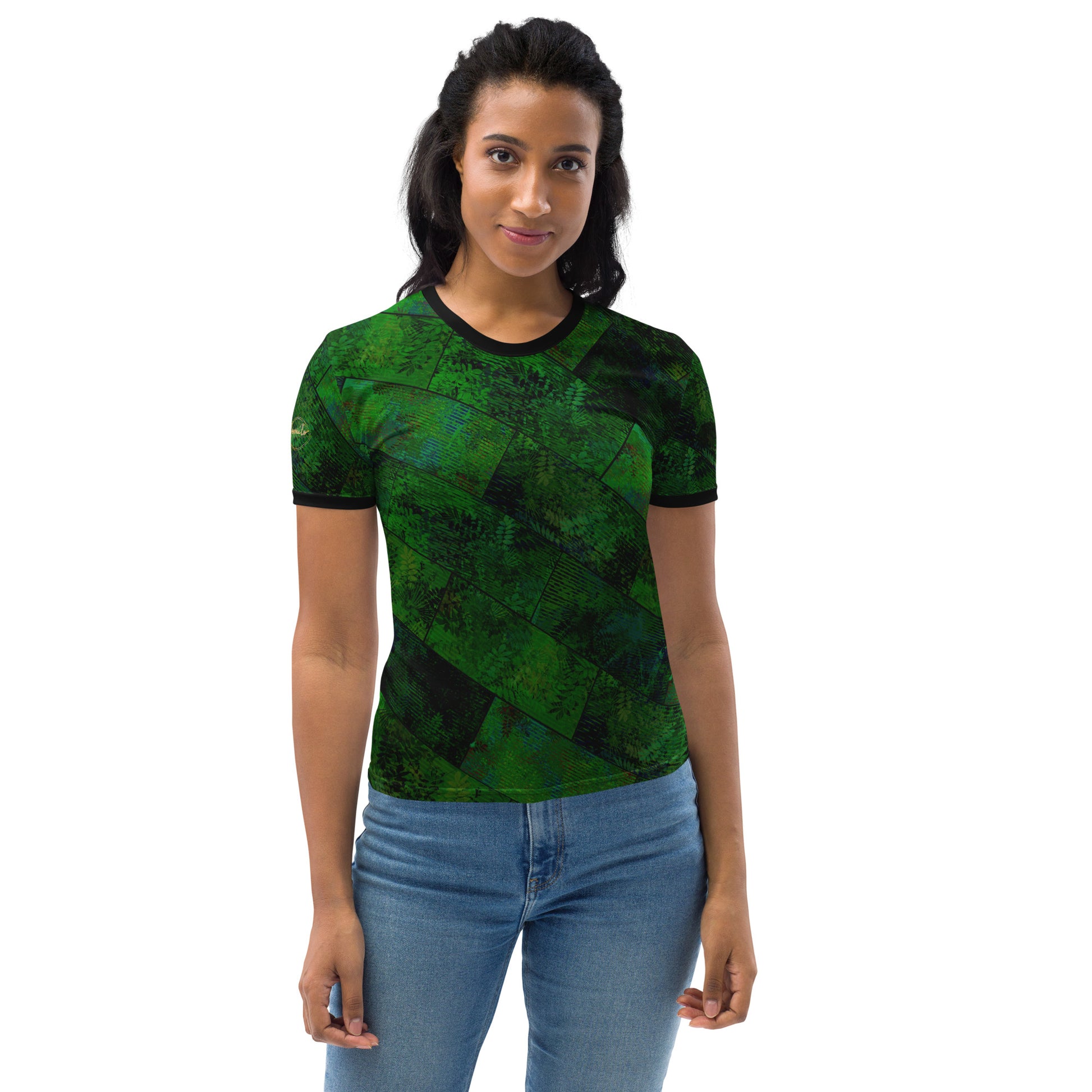 T-shirt Femme Fougère "Vert Printemps" jomelo