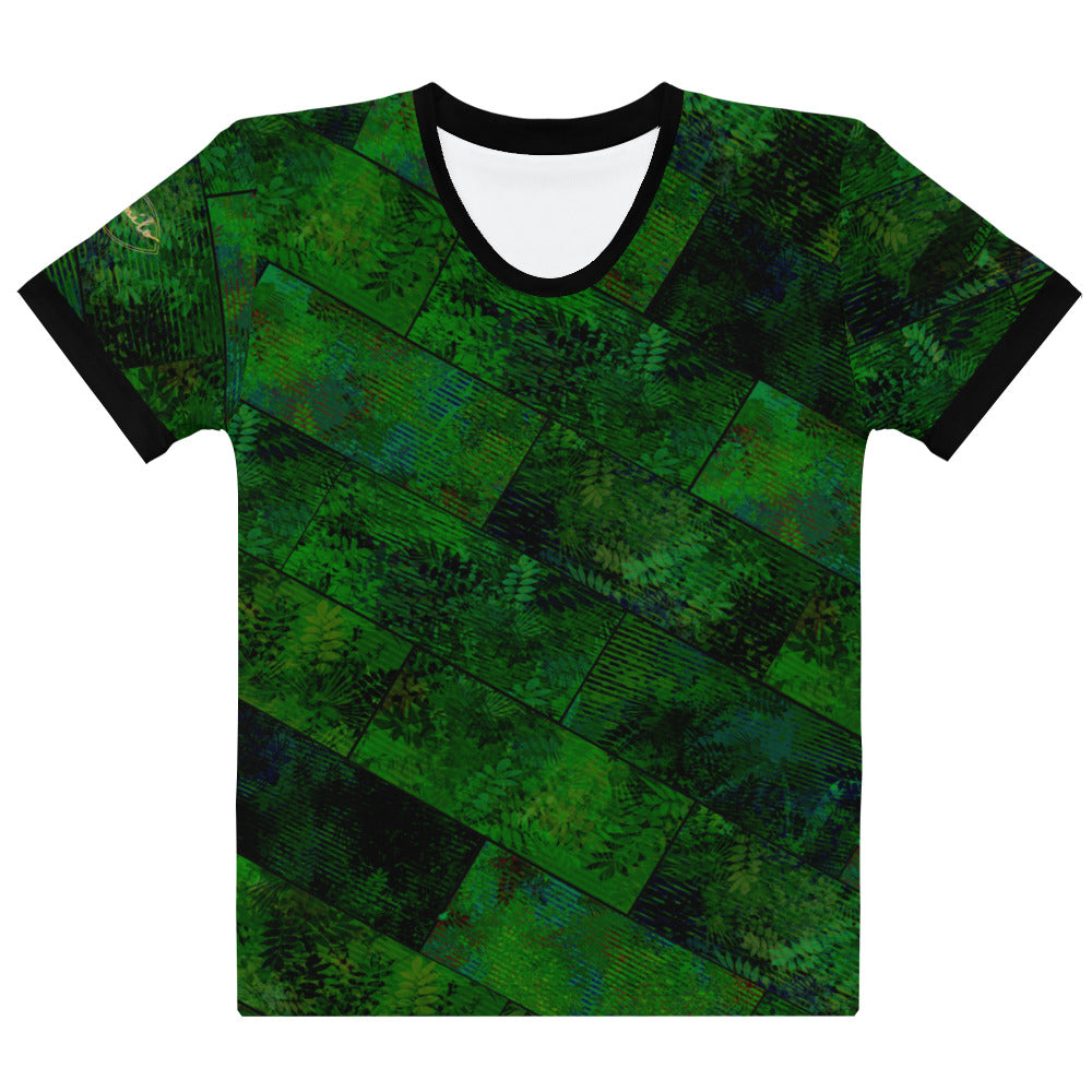 T-shirt Femme Fougère "Vert Printemps" jomelo