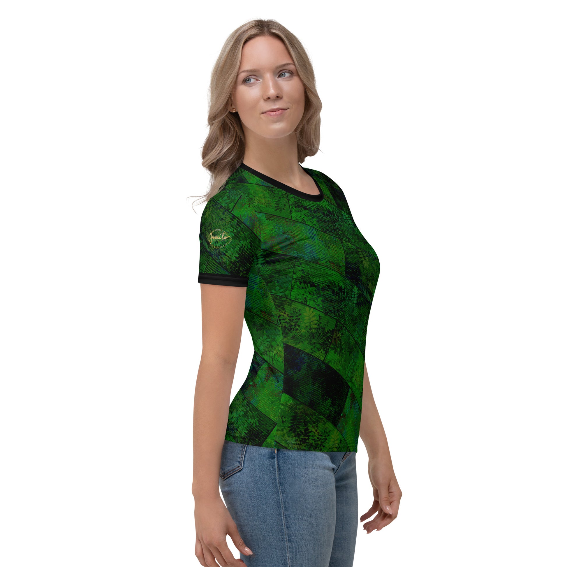 T-shirt Femme Fougère "Vert Printemps" jomelo
