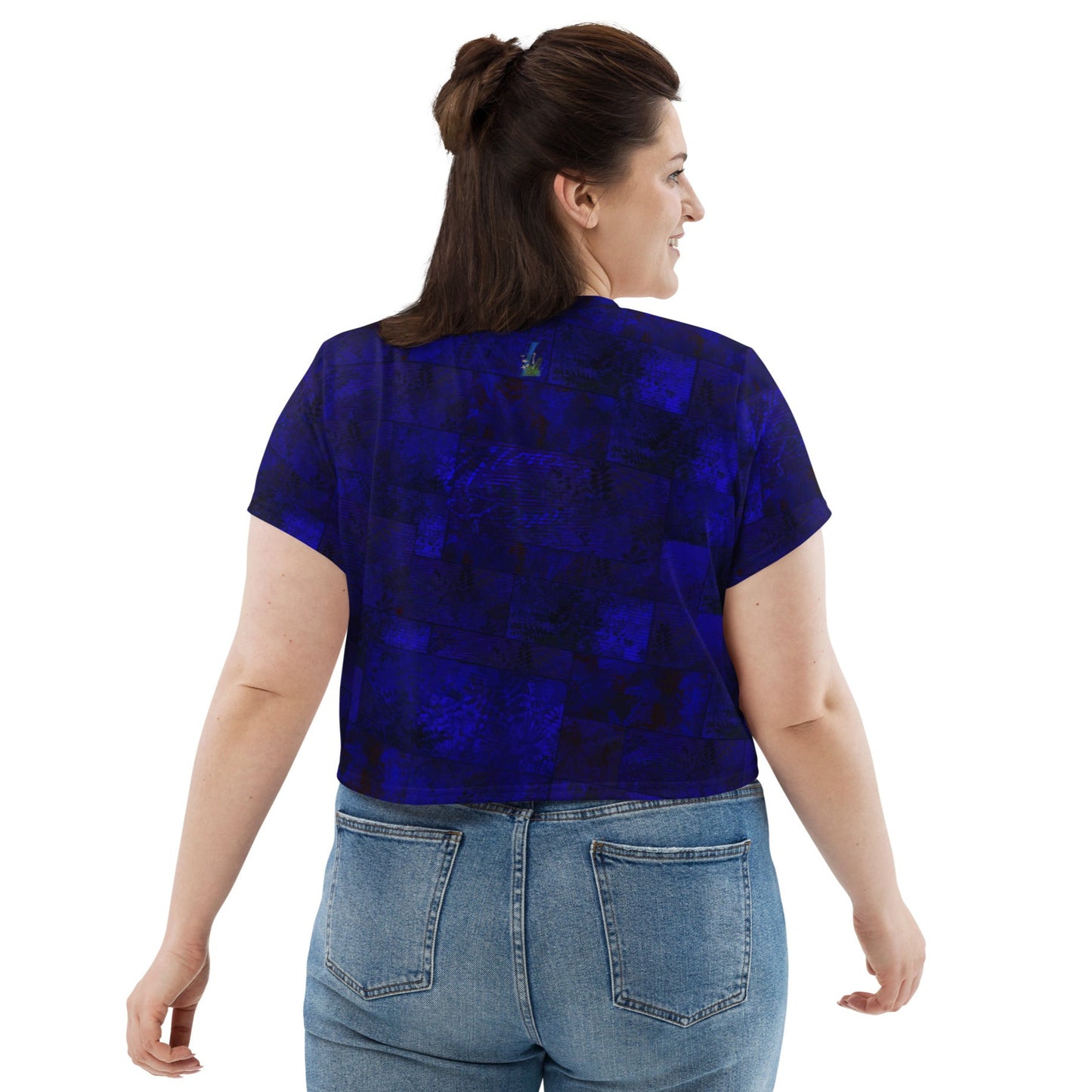 T-shirt court Fougère "Bleu Marine" jomélo