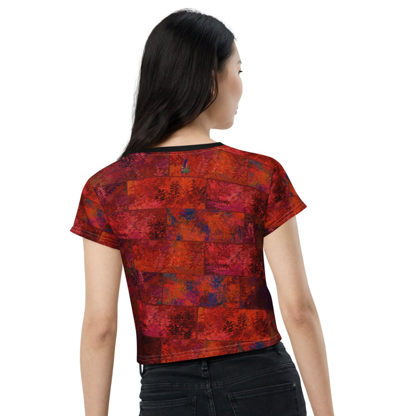 T-shirt court Fougère "Power Flower" jomélo