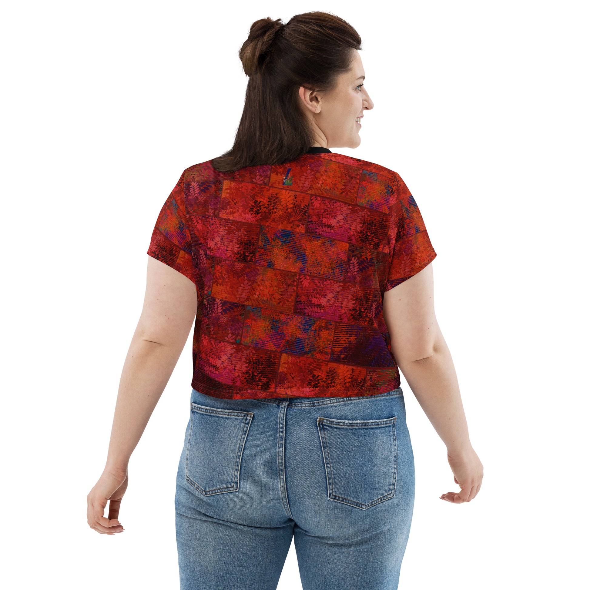 T-shirt court Fougère "Power Flower" jomélo