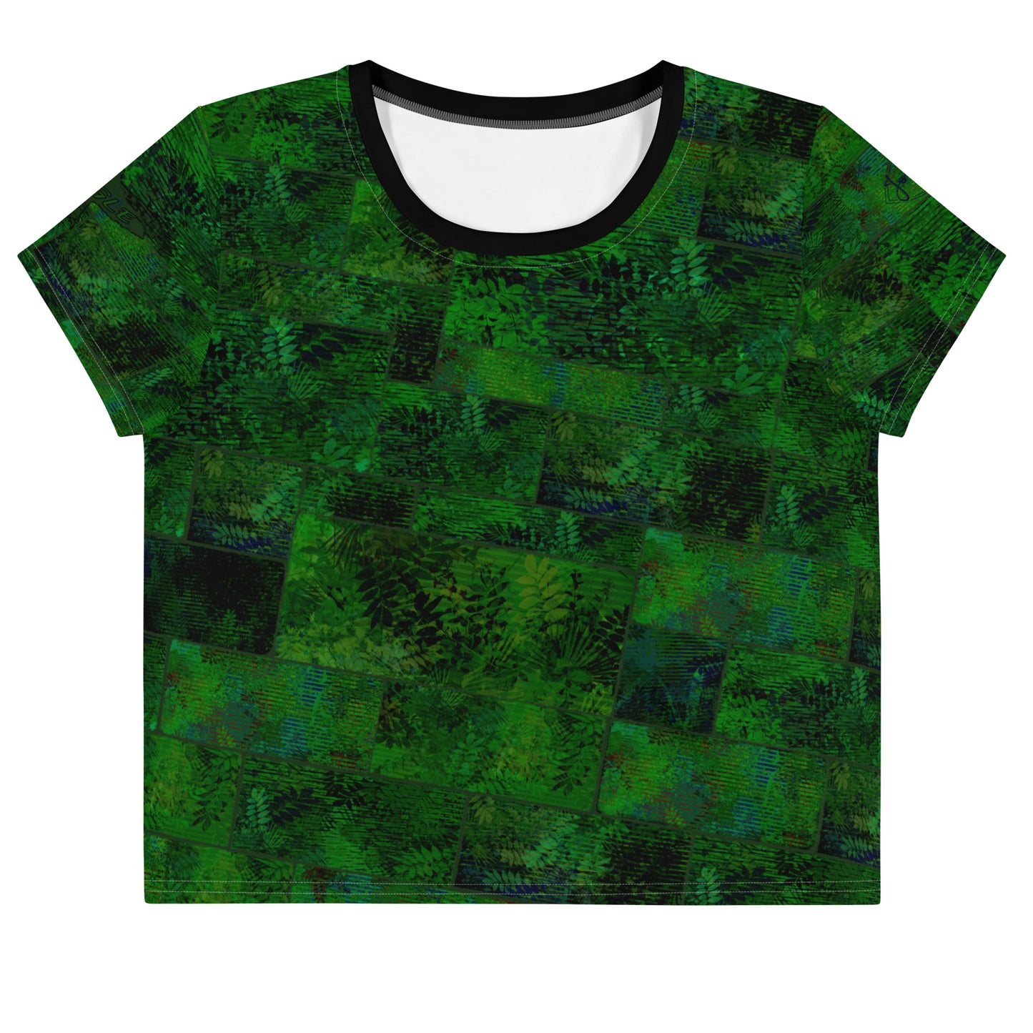 T-shirt court Fougère "Vert Printemps" jomélo