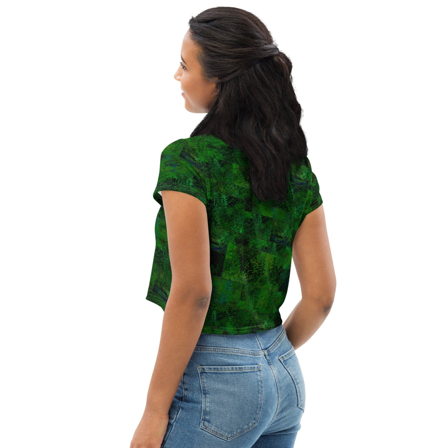 T-shirt court Fougère "Vert Printemps" jomélo