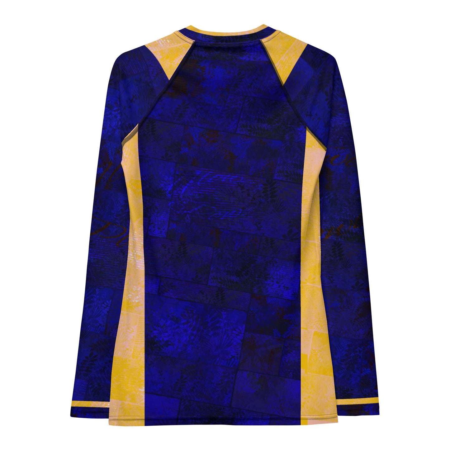 T-shirt de Compression Femme Fougère "Blue Océan" jomélo