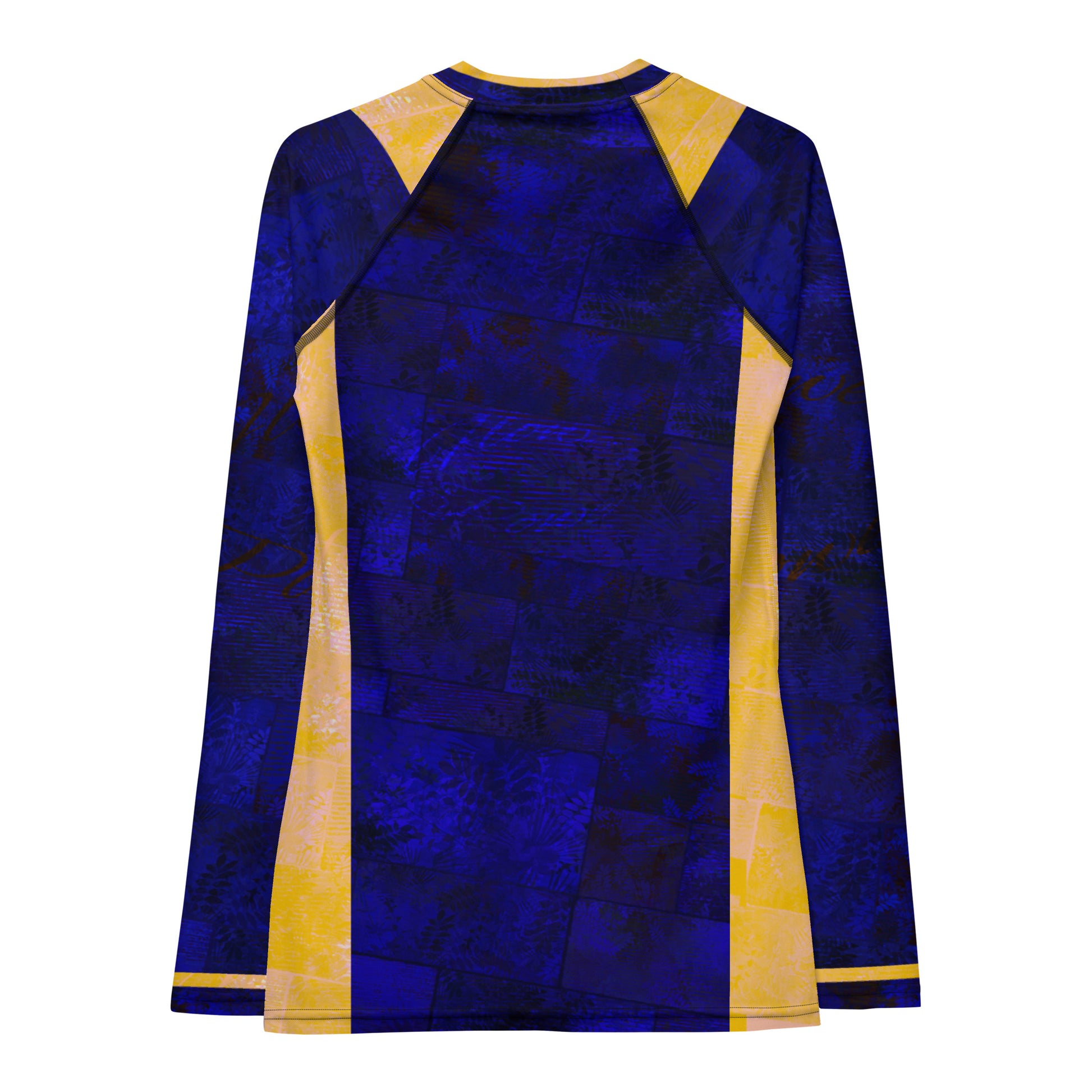 T-shirt de Compression Femme Fougère "Blue Océan" jomélo