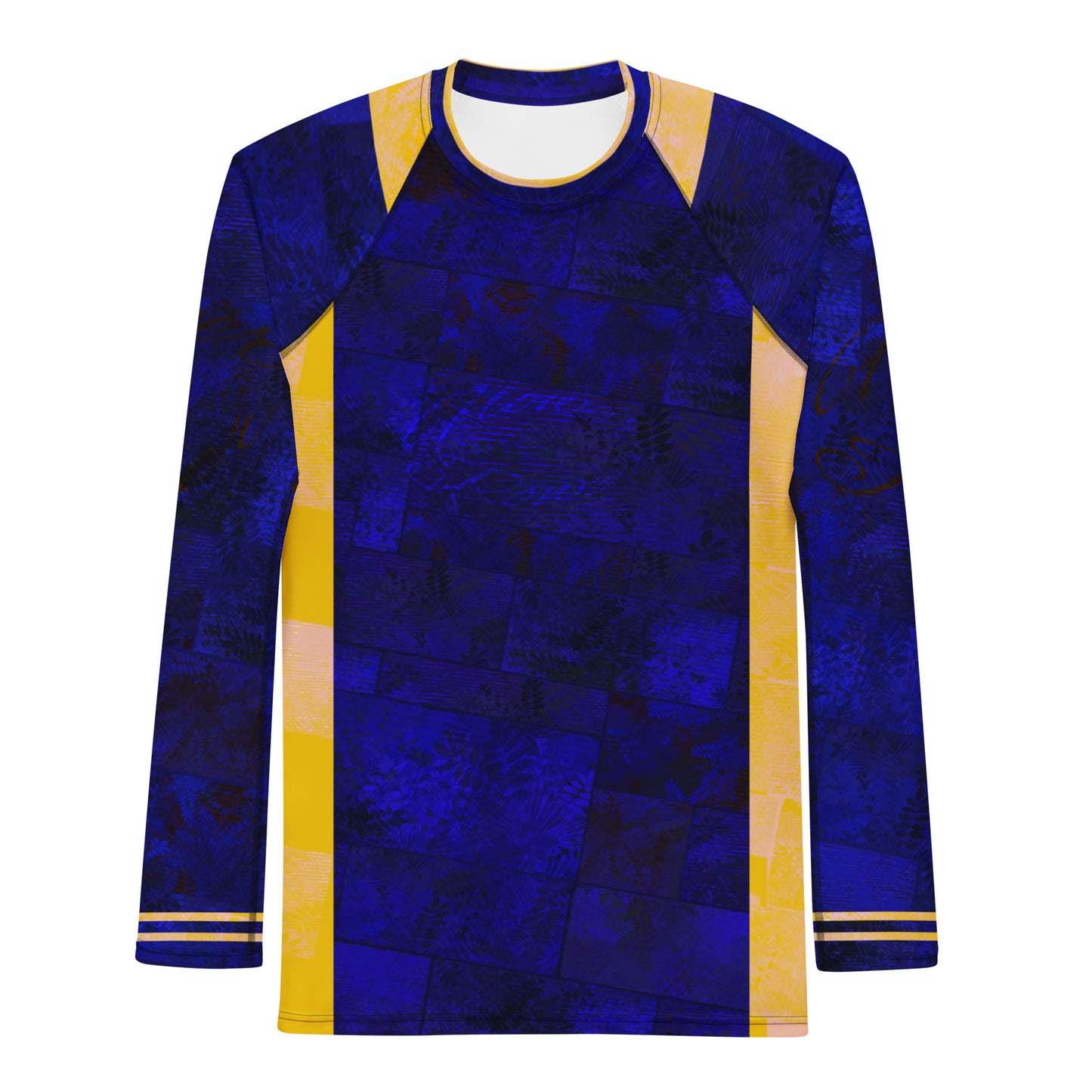 T-shirt de Compression Homme Fougère "Blue Océan" jomélo