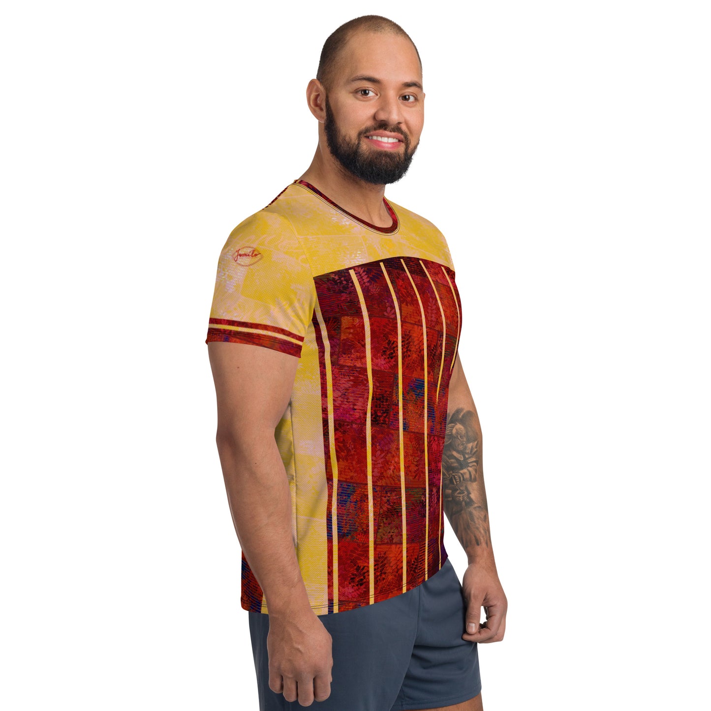 T-shirt de Sport Fougère Homme "Rouge Flamboyant" jomelo