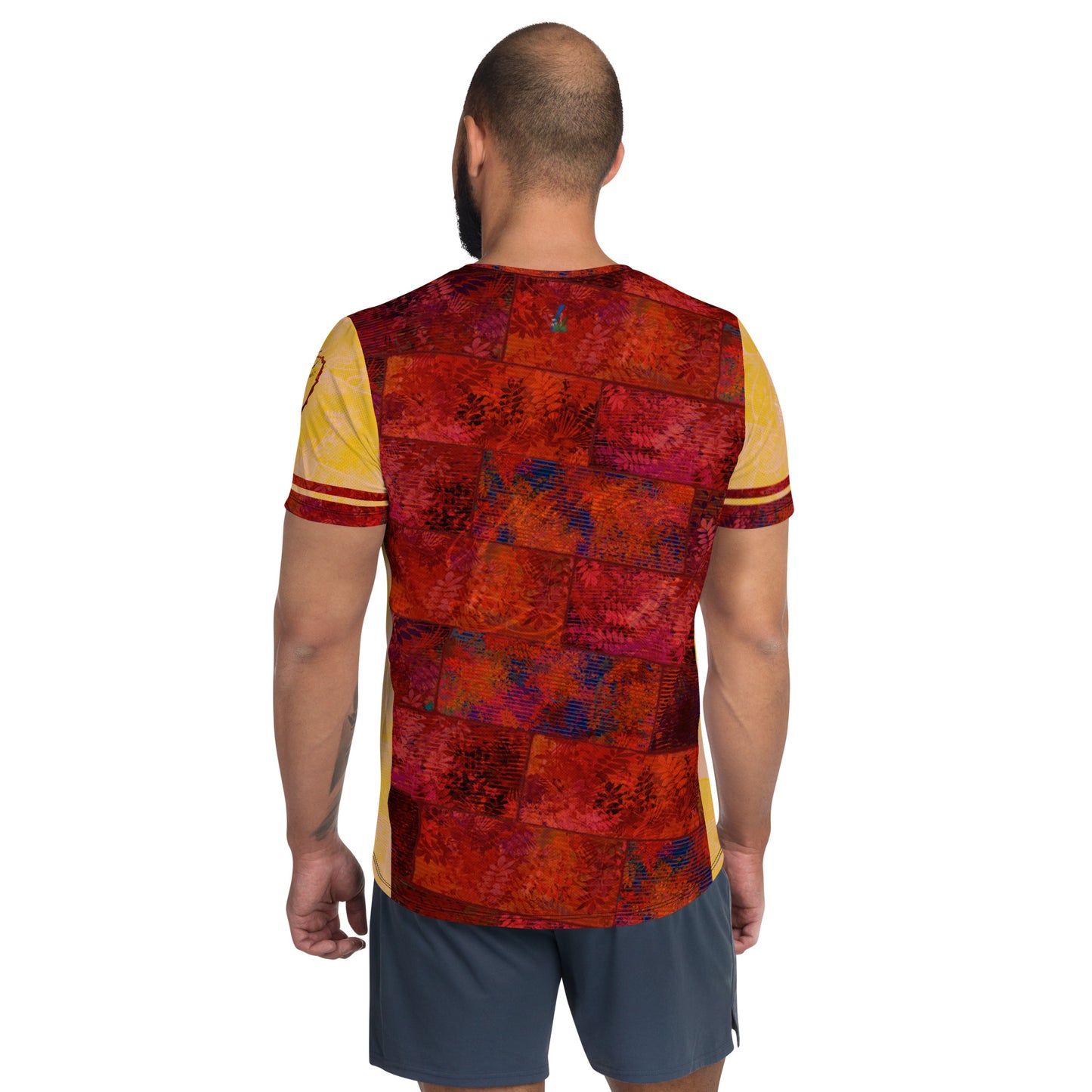 T-shirt de Sport Fougère Homme "Rouge Flamboyant" jomelo