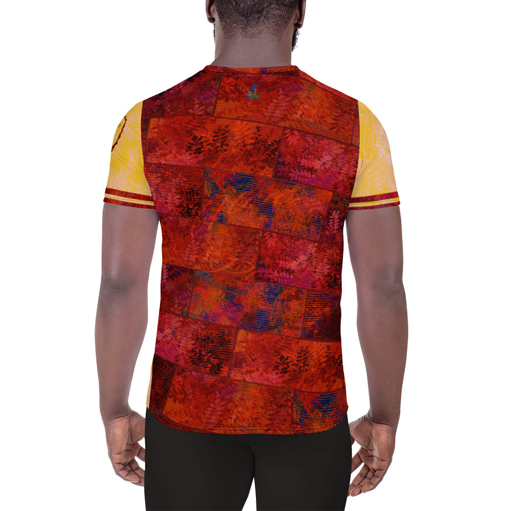 T-shirt de Sport Fougère Homme "Rouge Flamboyant" jomelo