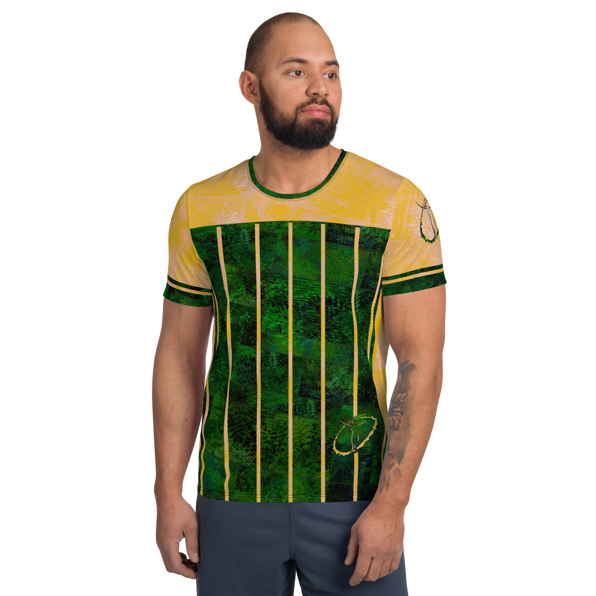 T-shirt de Sport Fougère Homme "Vert Printemps" jomelo