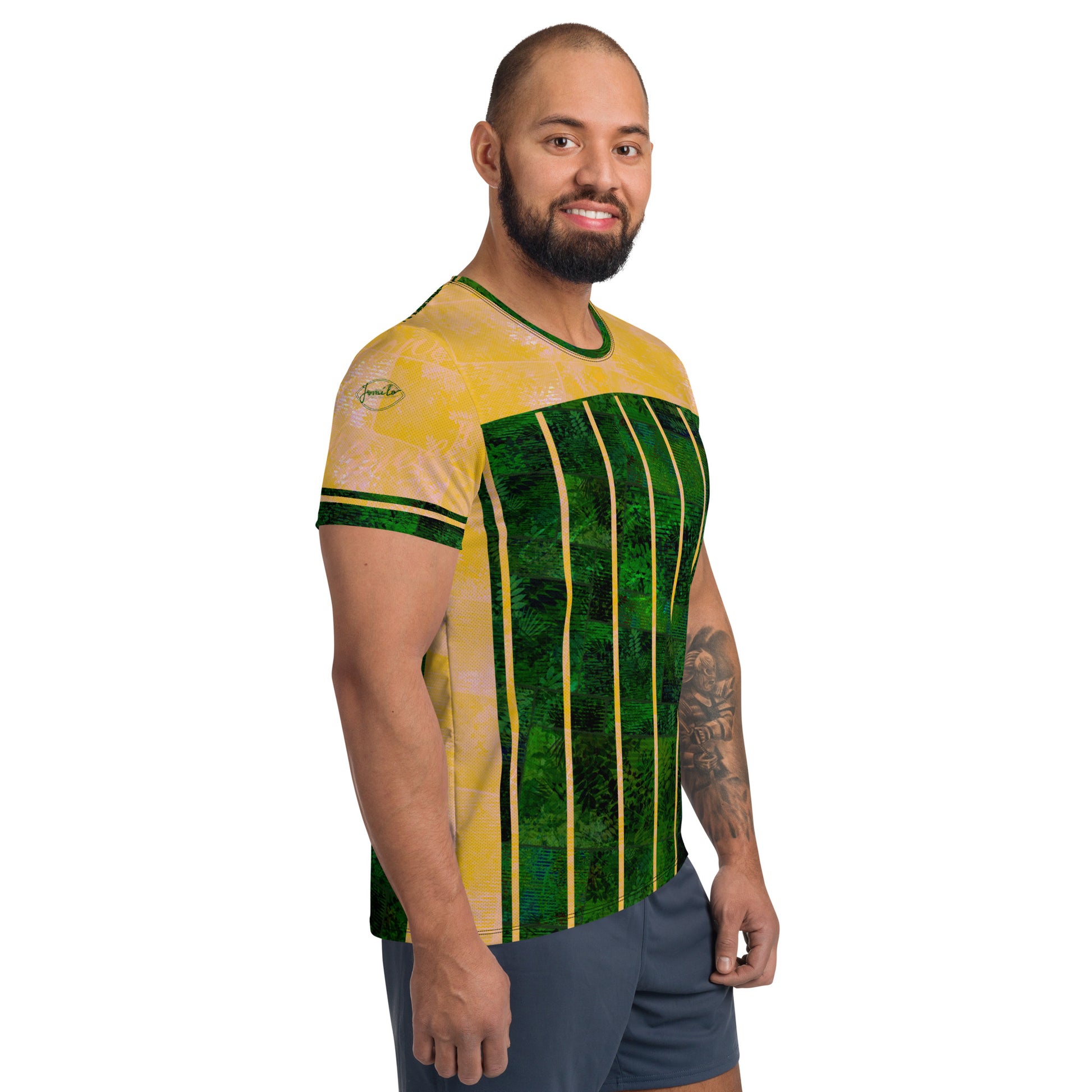 T-shirt de Sport Fougère Homme "Vert Printemps" jomelo