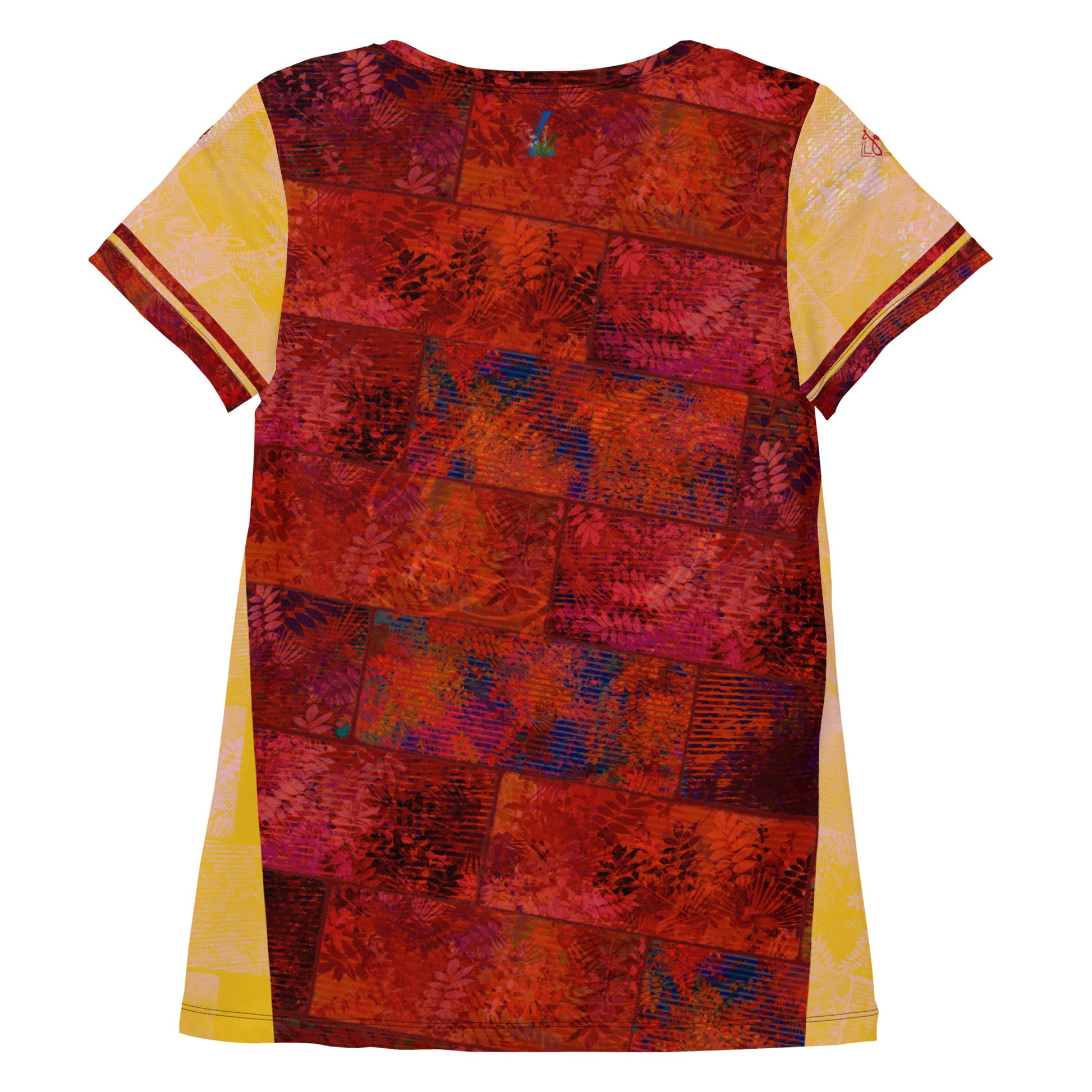 T-shirt de sport  femmes Fougère "Rouge Flamboyant" jomélo